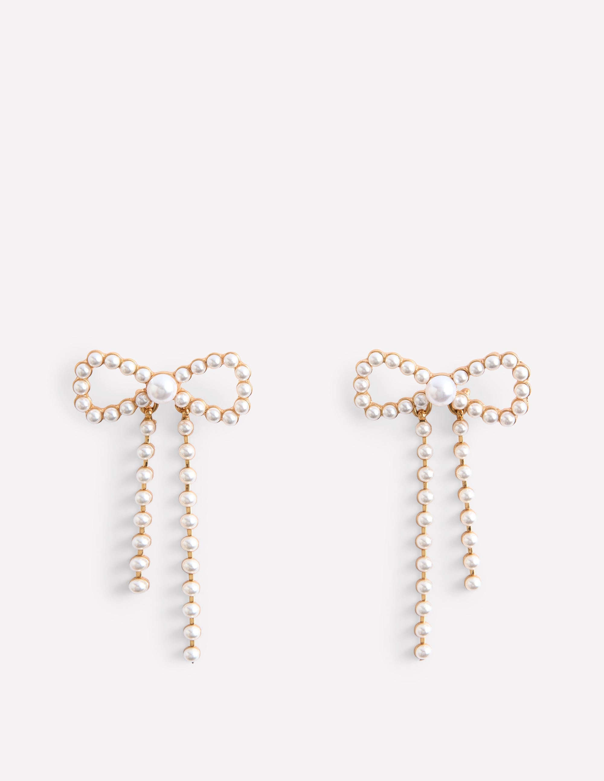 Bow Earrings-Ivory、mySite、ashleygrahame