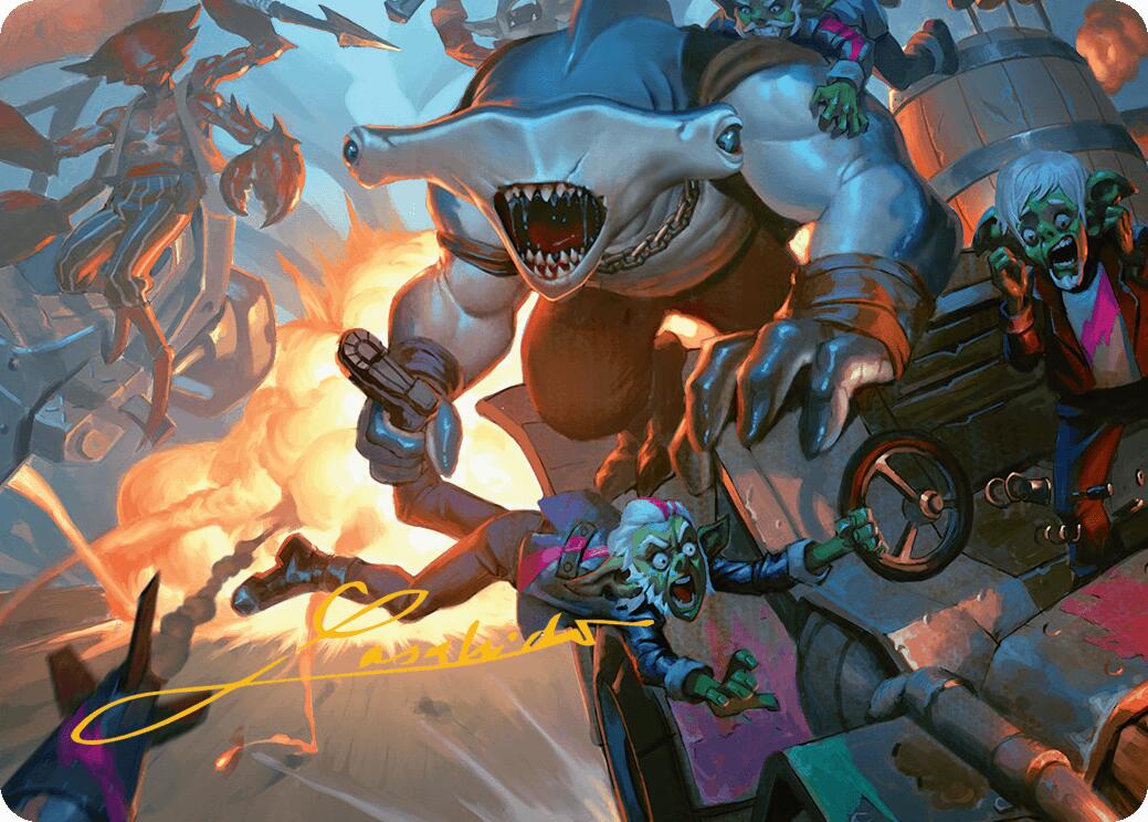 Trade the Helm Art Card (Gold-Stamped Signature) Aetherdrift Art Series、mySite、waistdrama