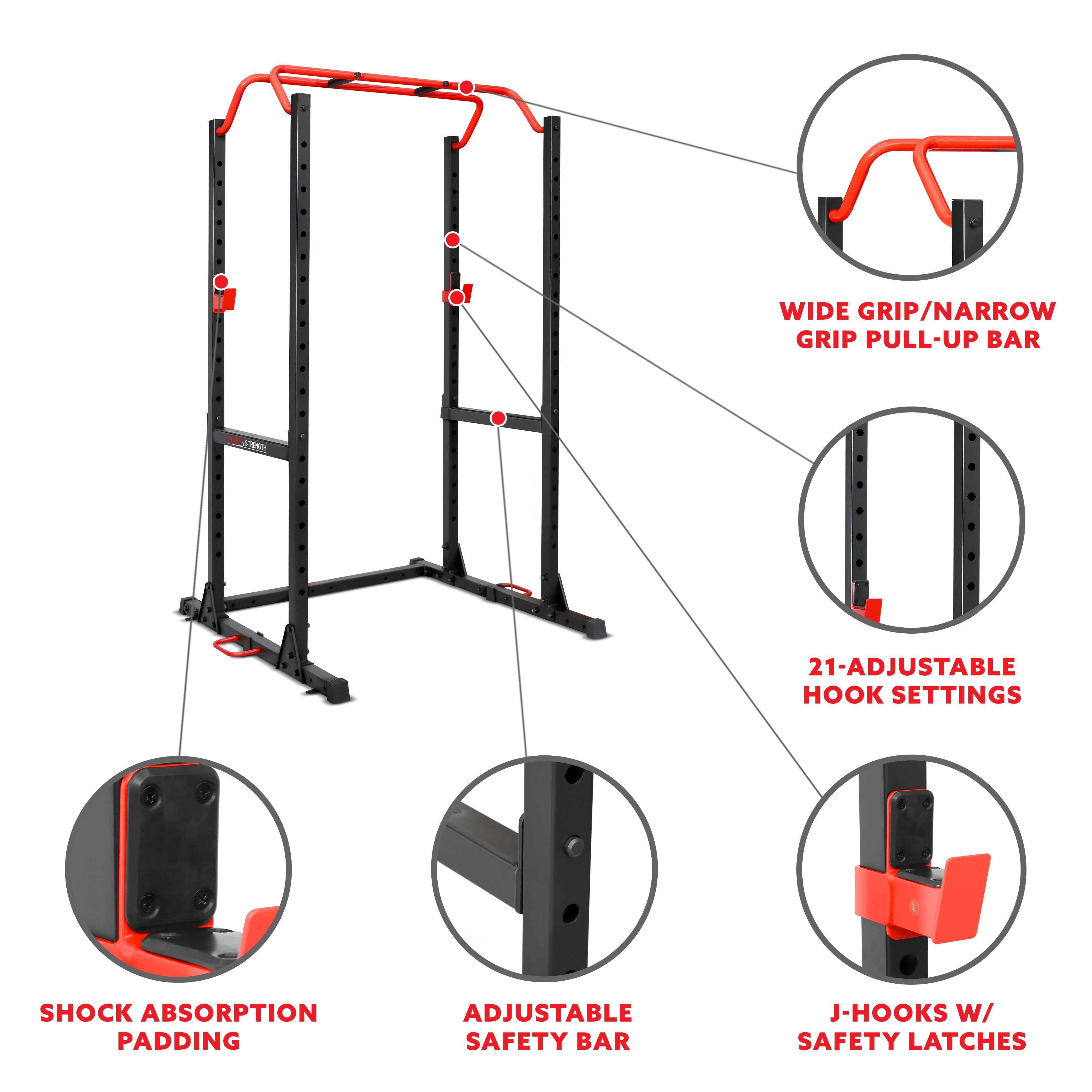  Sunny Strength™ Essential Power Cage Squat Rack、mySite、ghnorth