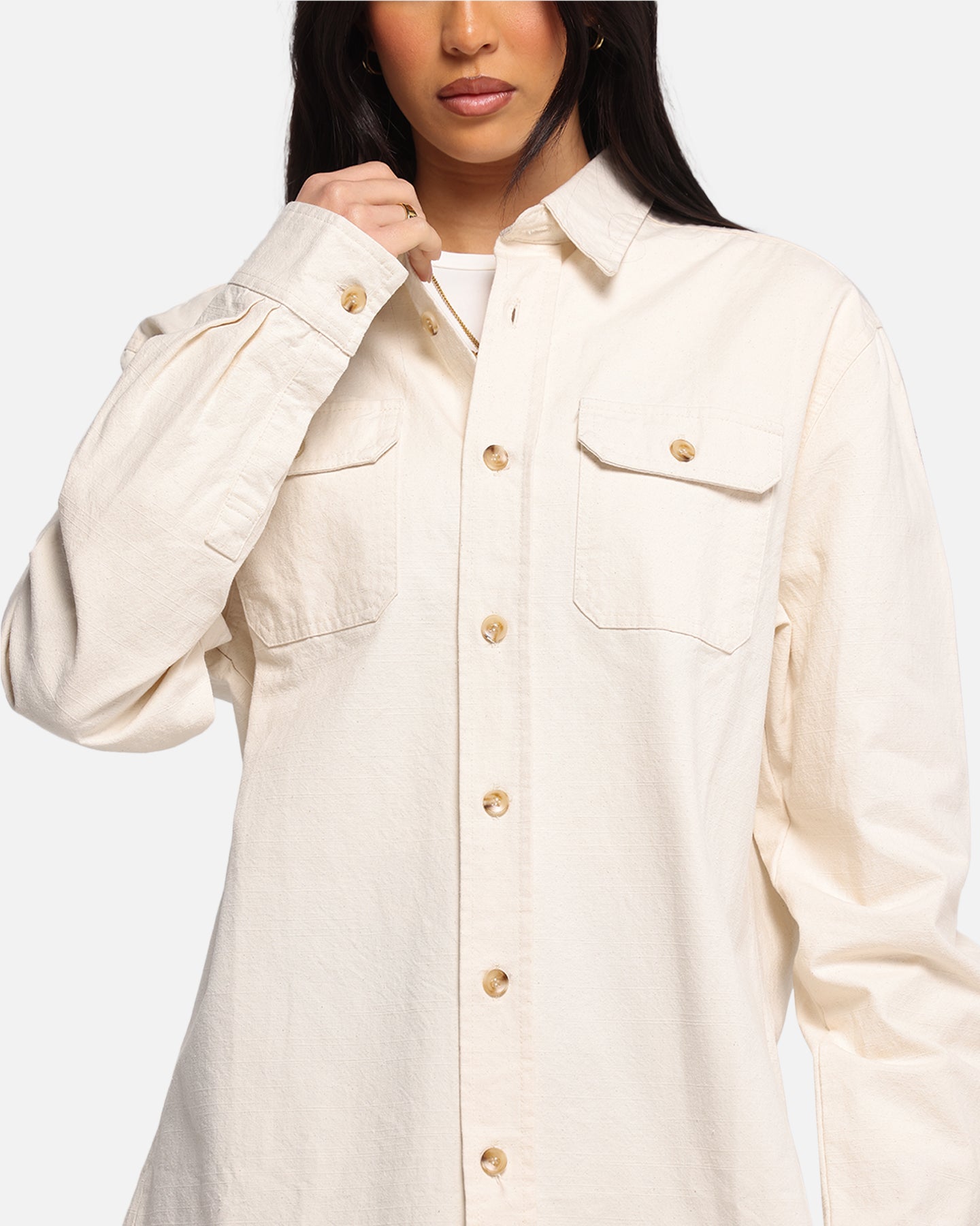 XXIII Slub Overshirt Natural、mySite、zt4zffjzw