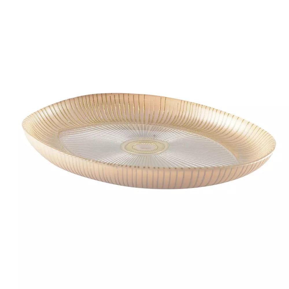 Evil Eye Oval Dish - Beige、mySite、topwebapps