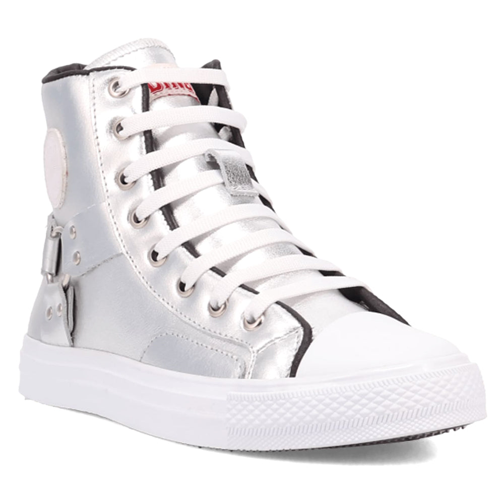 Knarly Metallic High Top Sneakers、mySite、gtrtttuynbv