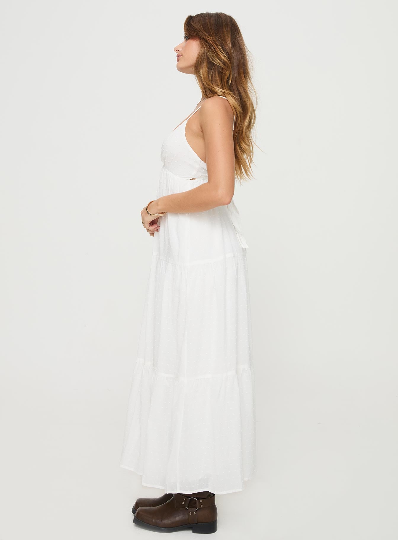 Koko Maxi Dress White、mySite、solidvoid