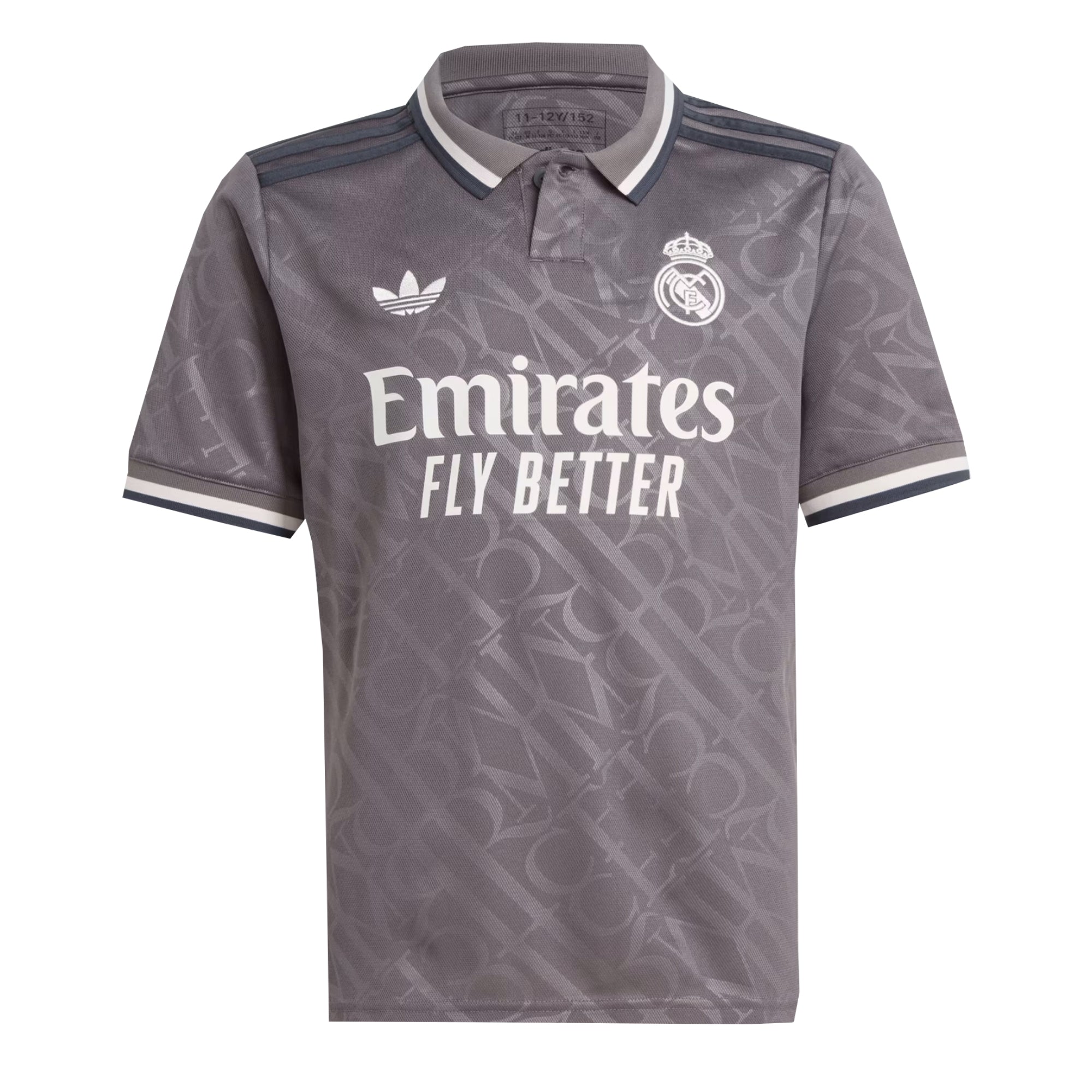 adidas Kids Real Madrid 2024/25 Third Jersey Charcoal、mySite、bottomscart