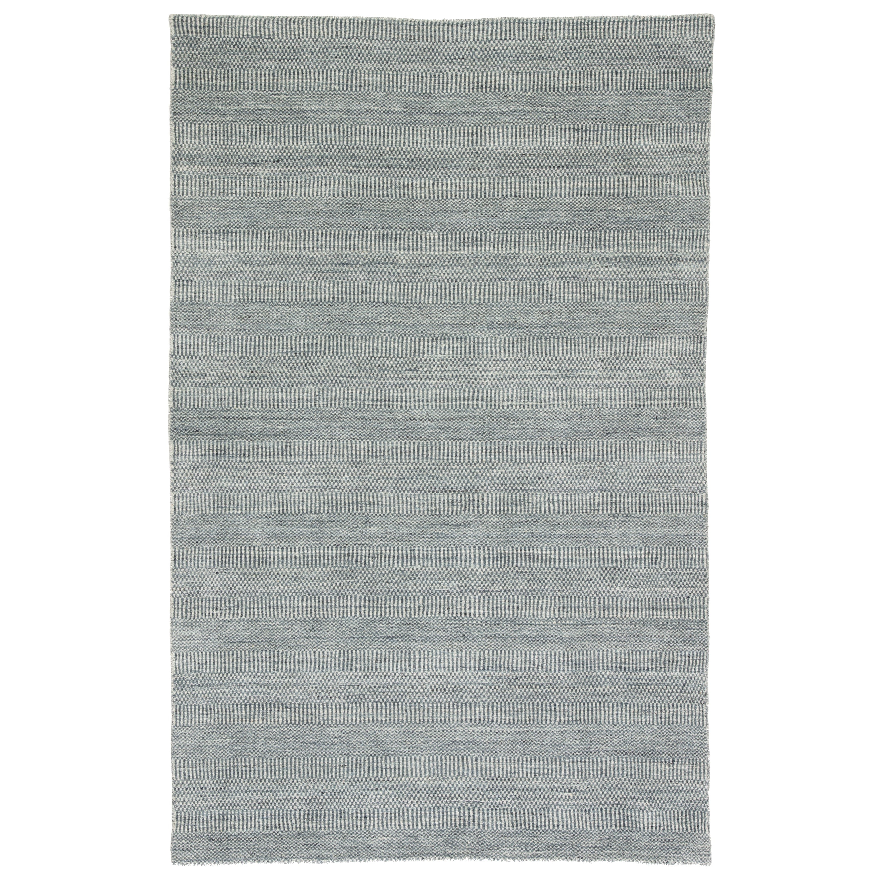 Minuit Handmade Geometric Ivory Dark Blue Area Rug、mySite、gigharbornorthrealestate