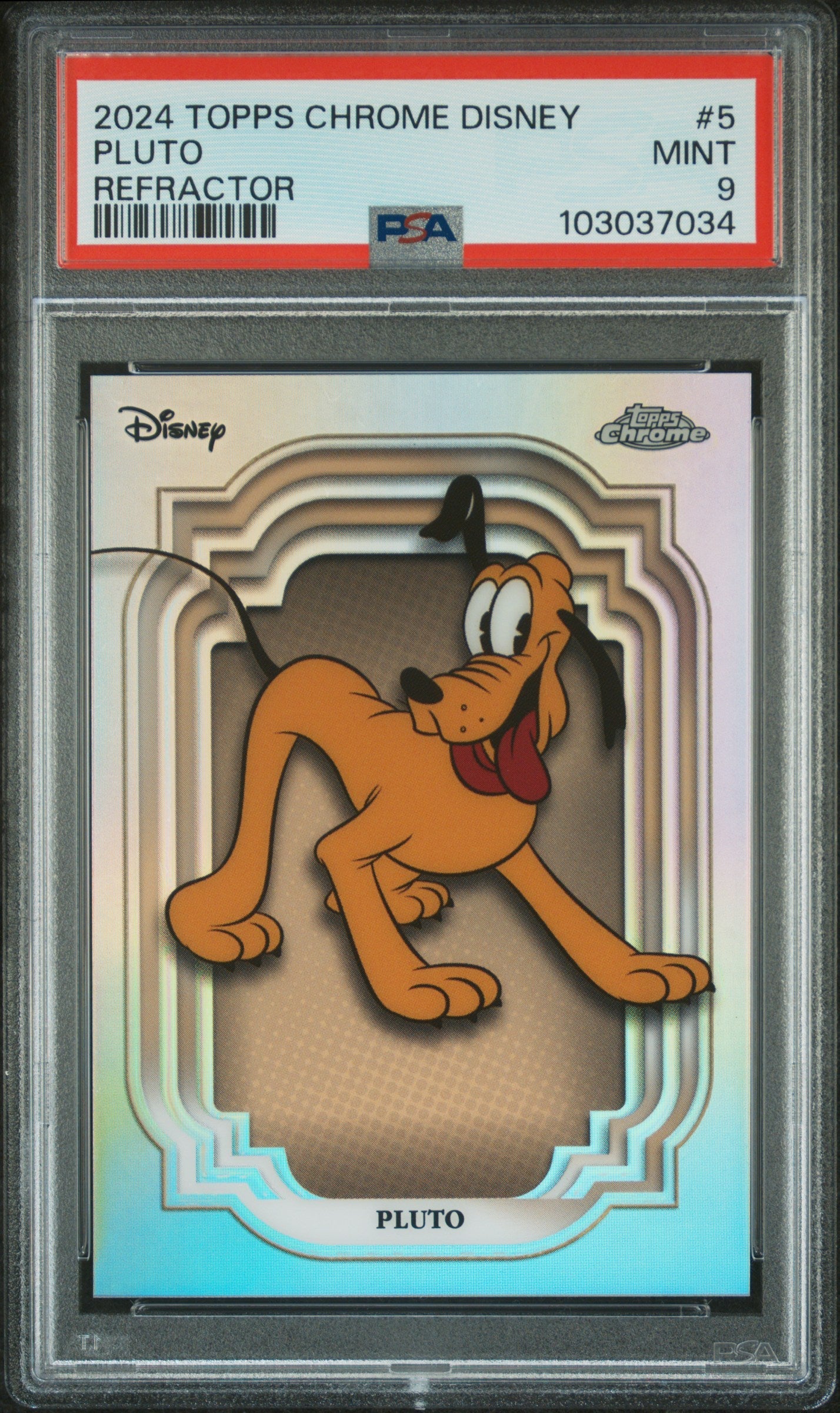 Pluto #5 Refractor PSA 9 Topps Chrome Disney 2024、mySite、waistdrama