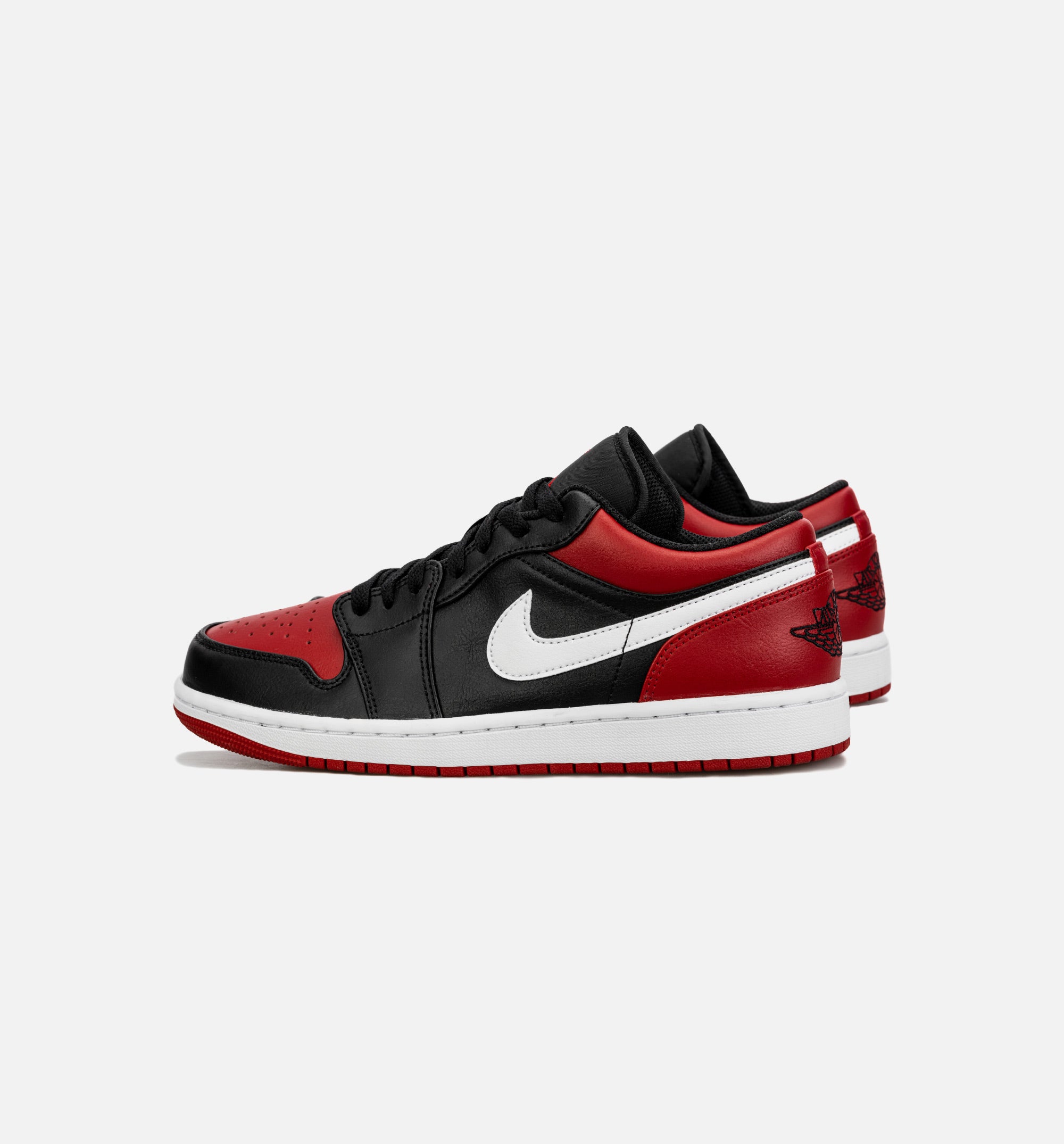 Air Jordan 1 Retro Low Bred Toe Mens Lifestyle Shoe - Black/Red、mySite、dreamappss