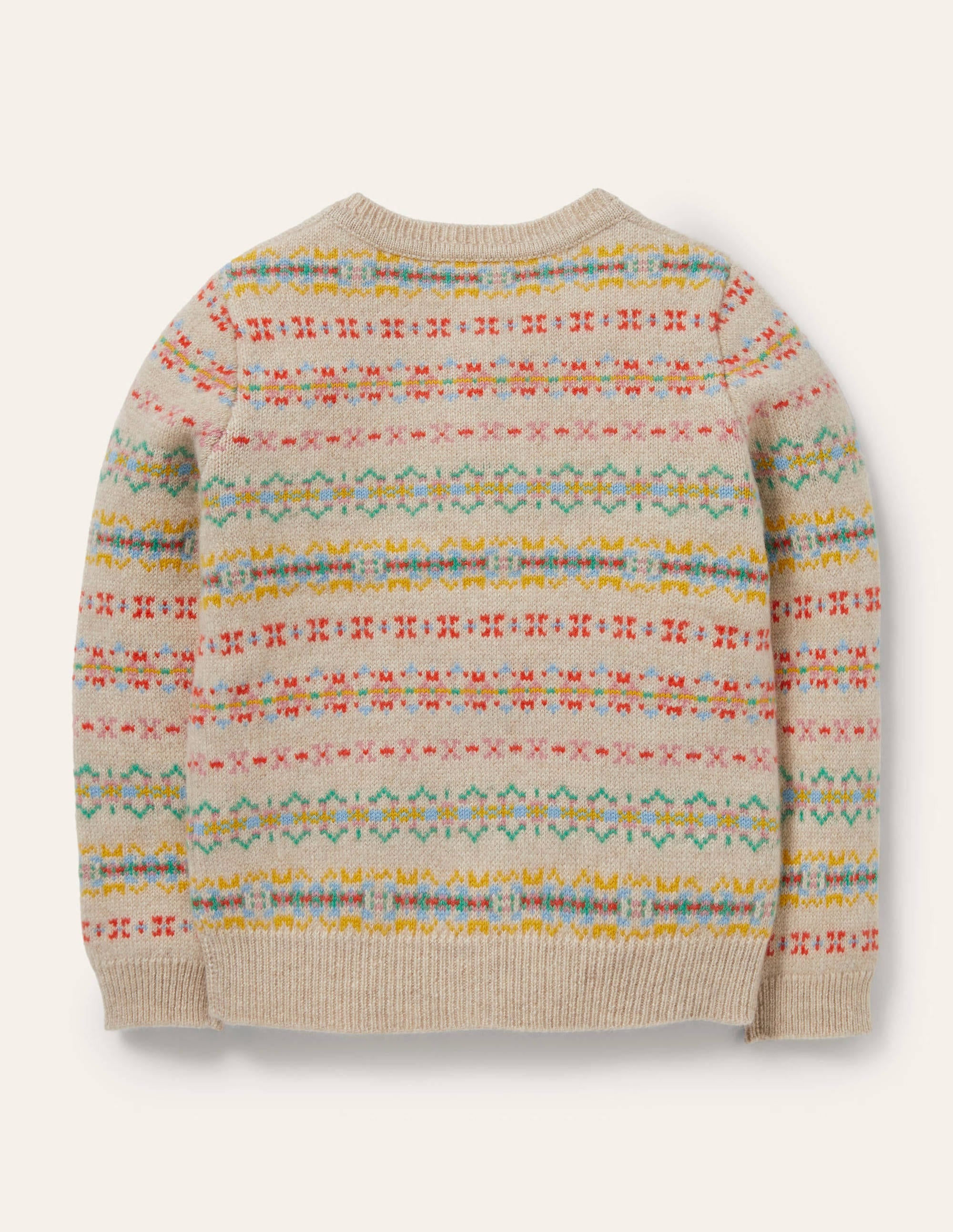  Cashmere Fair Isle Cardigan-Oatmeal Marl Fair Isle、mySite、ashleygrahame