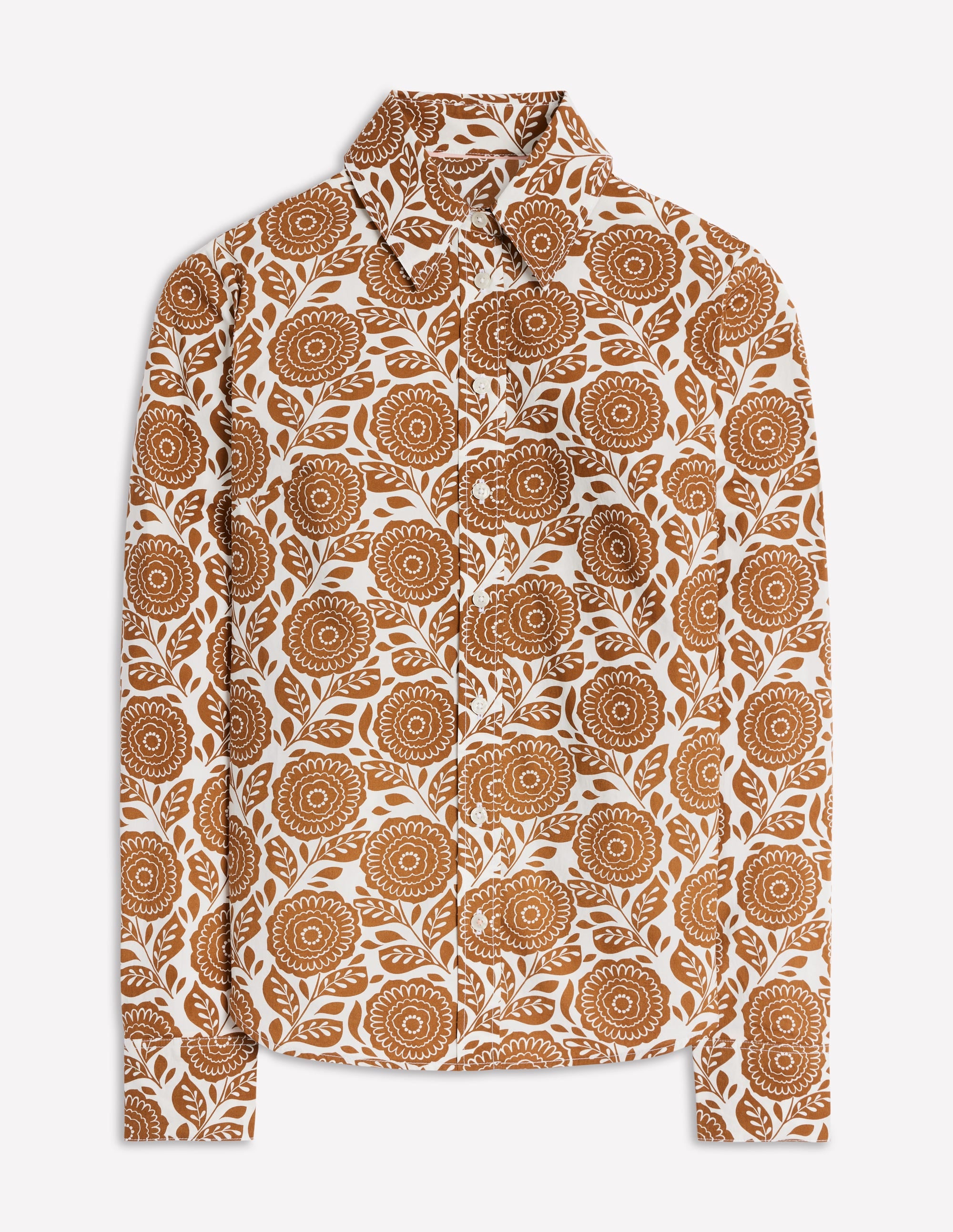  Sienna Cotton Shirt-Gingerbread, Dahlia Stamp、mySite、ashleygrahame