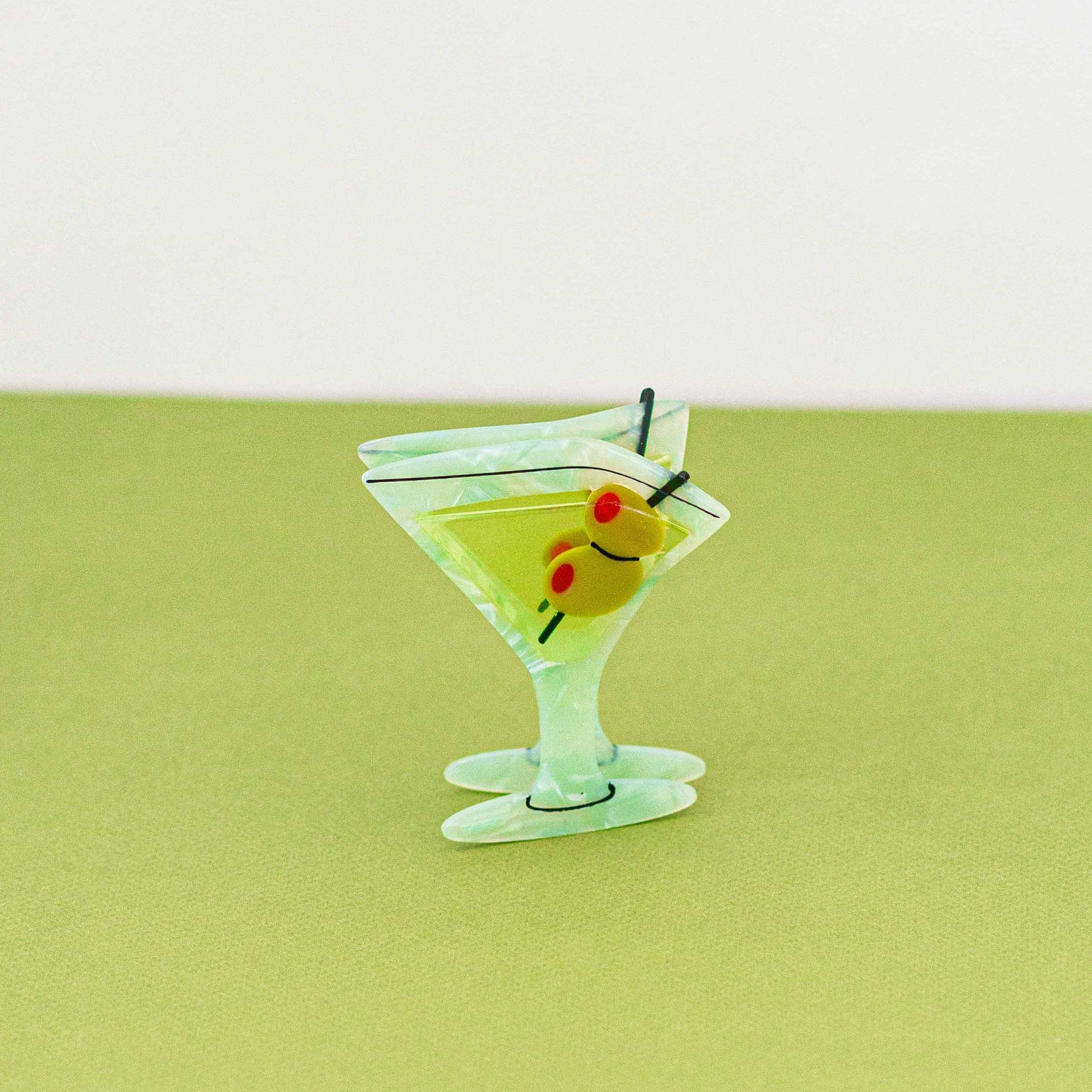 Jenny Lemons - Large Martini Hair Claw Clip、mySite、garagedoors4me