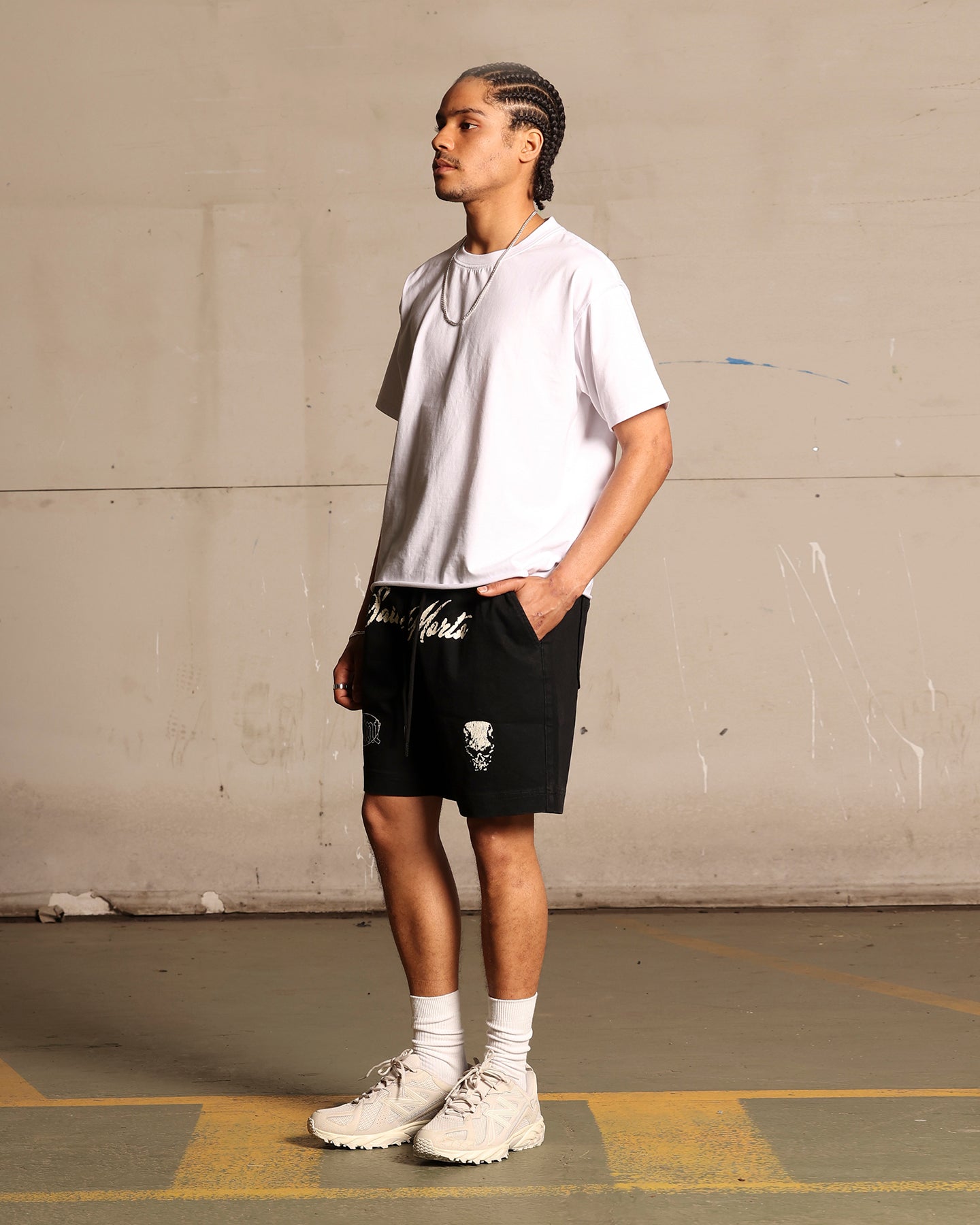 Saint Morta Roadhouse Denim Shorts Vintage Black、mySite、zt4zffjzw