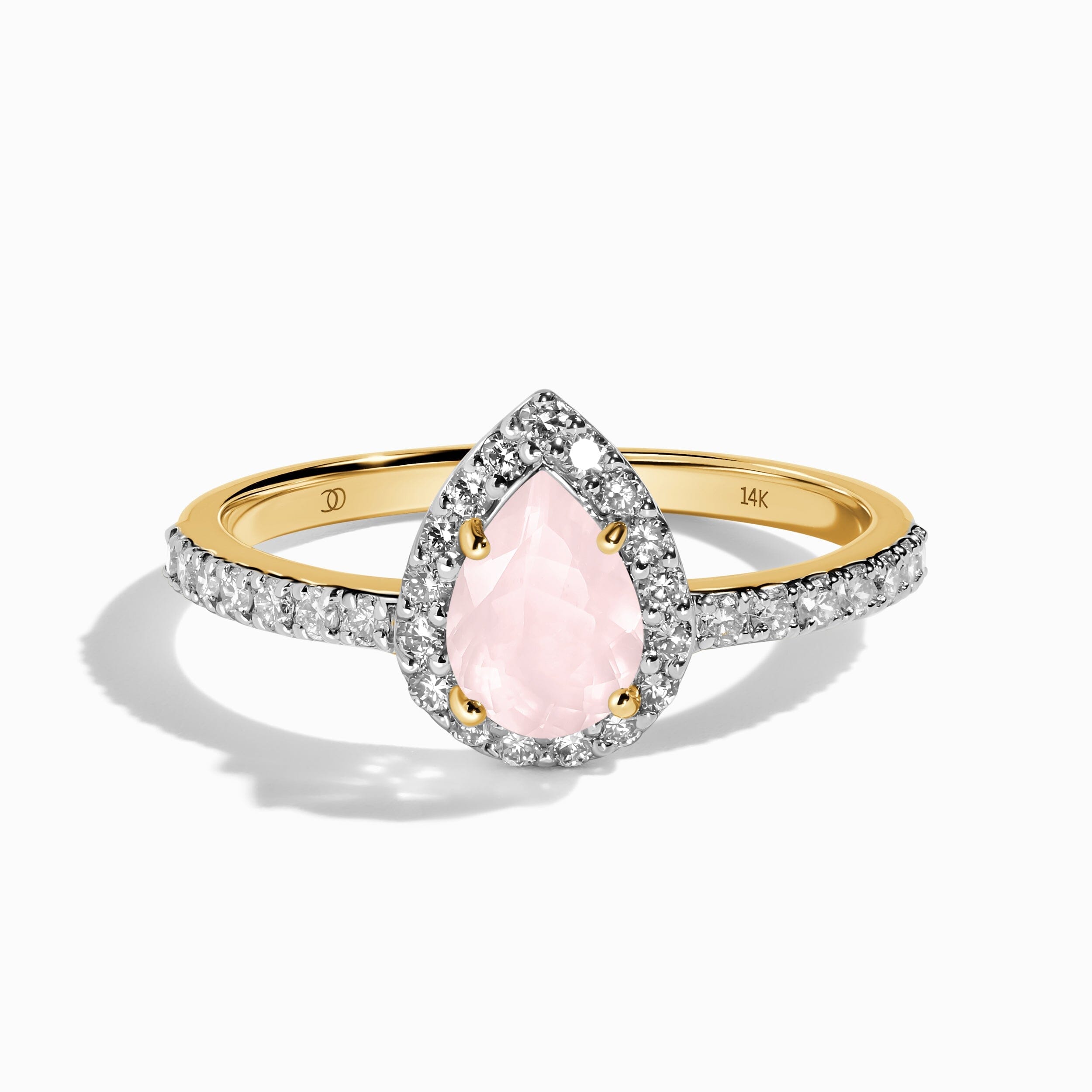 Rose Quartz Lab Diamond Ring - Tear of Joy、mySite、hinf8tx79