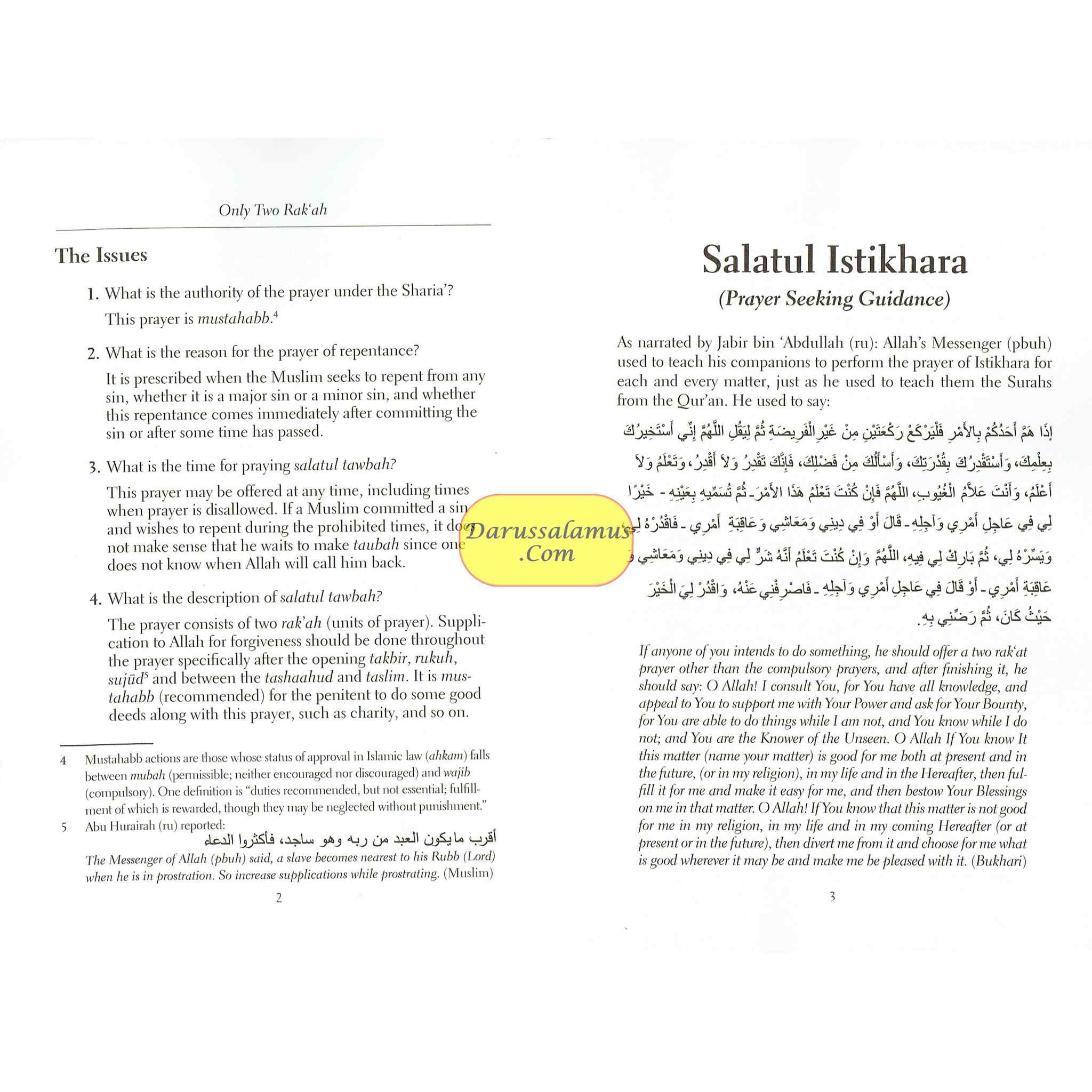 Only Two Rak'ah - The Neglected Prayers By Hassan Abdul Akbar、mySite、topwebapps