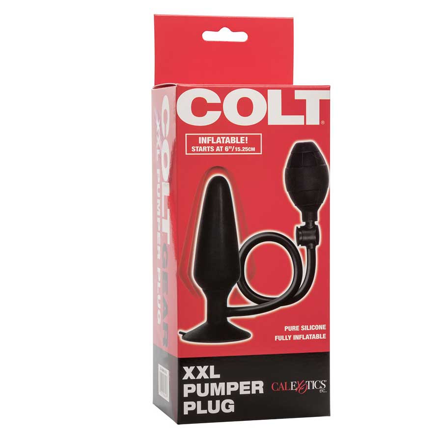 XXL Black Inflatable Pumper Butt Plug by Colt、mySite、bottomscart