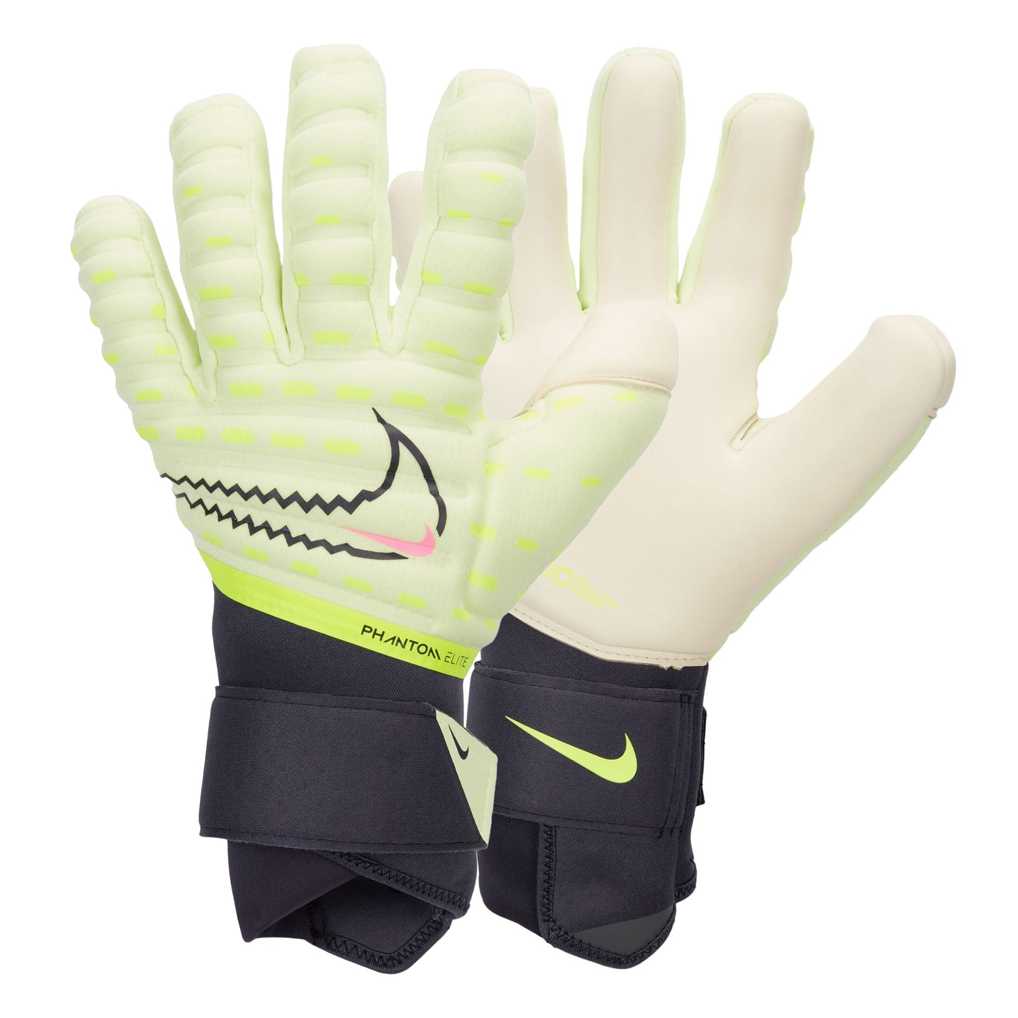 Nike Men's Phantom Elite Goalkeeper Gloves Hyper Volt/Gridiron、mySite、bottomscart