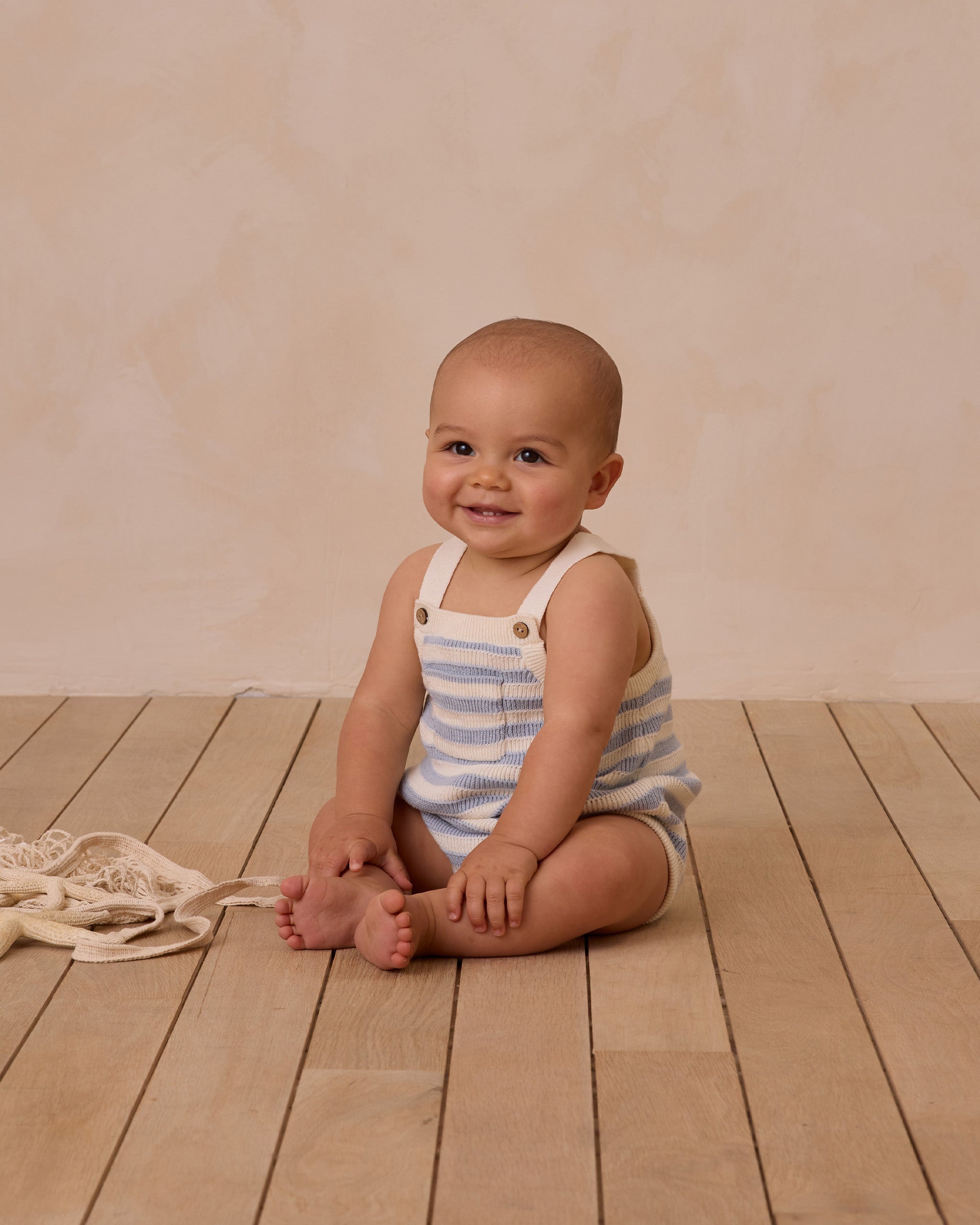  Ashton Knit Romper || Blue Stripe、mySite、layawaytickets