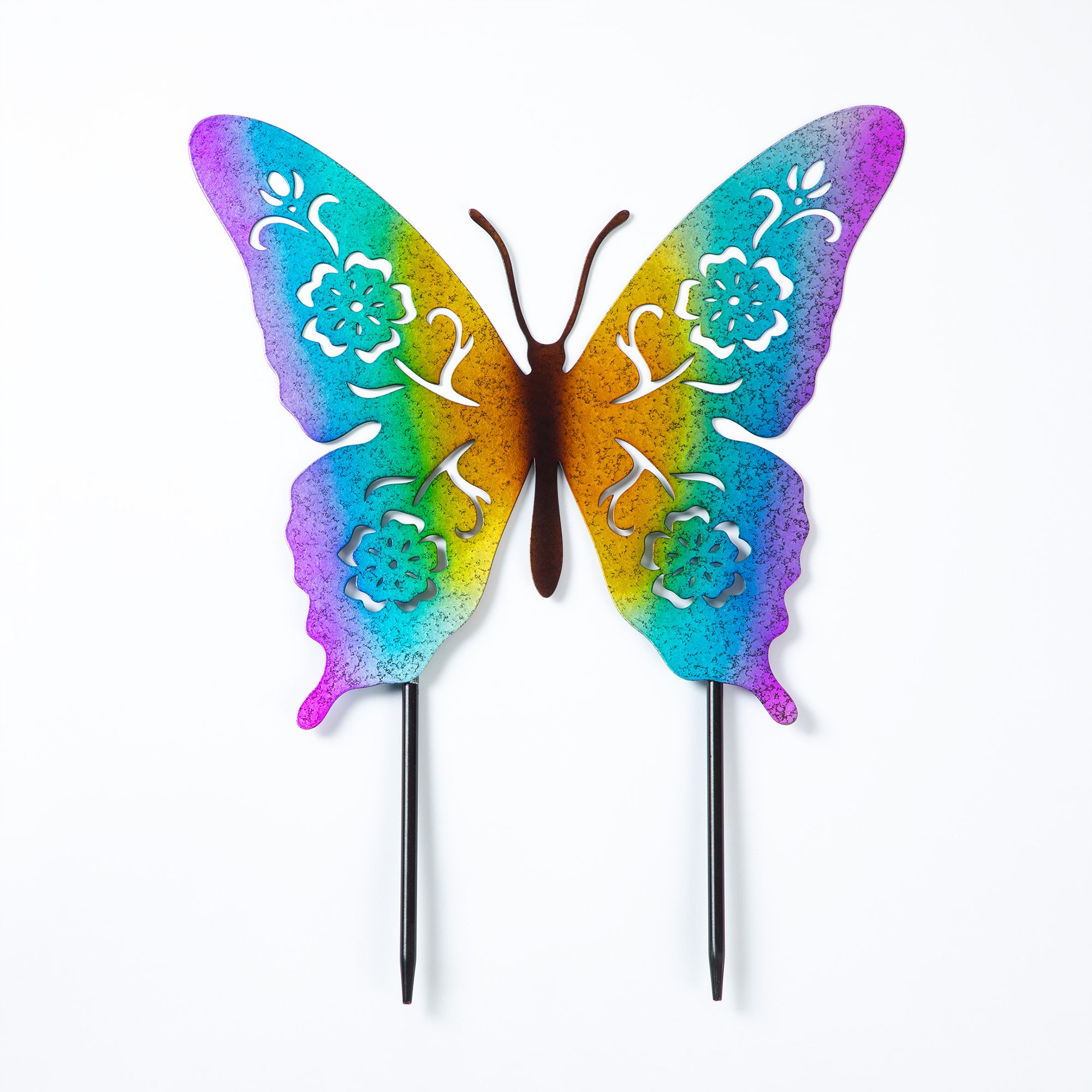 Fluttering Friends Silhouette Garden Stake、mySite、camillekostekn