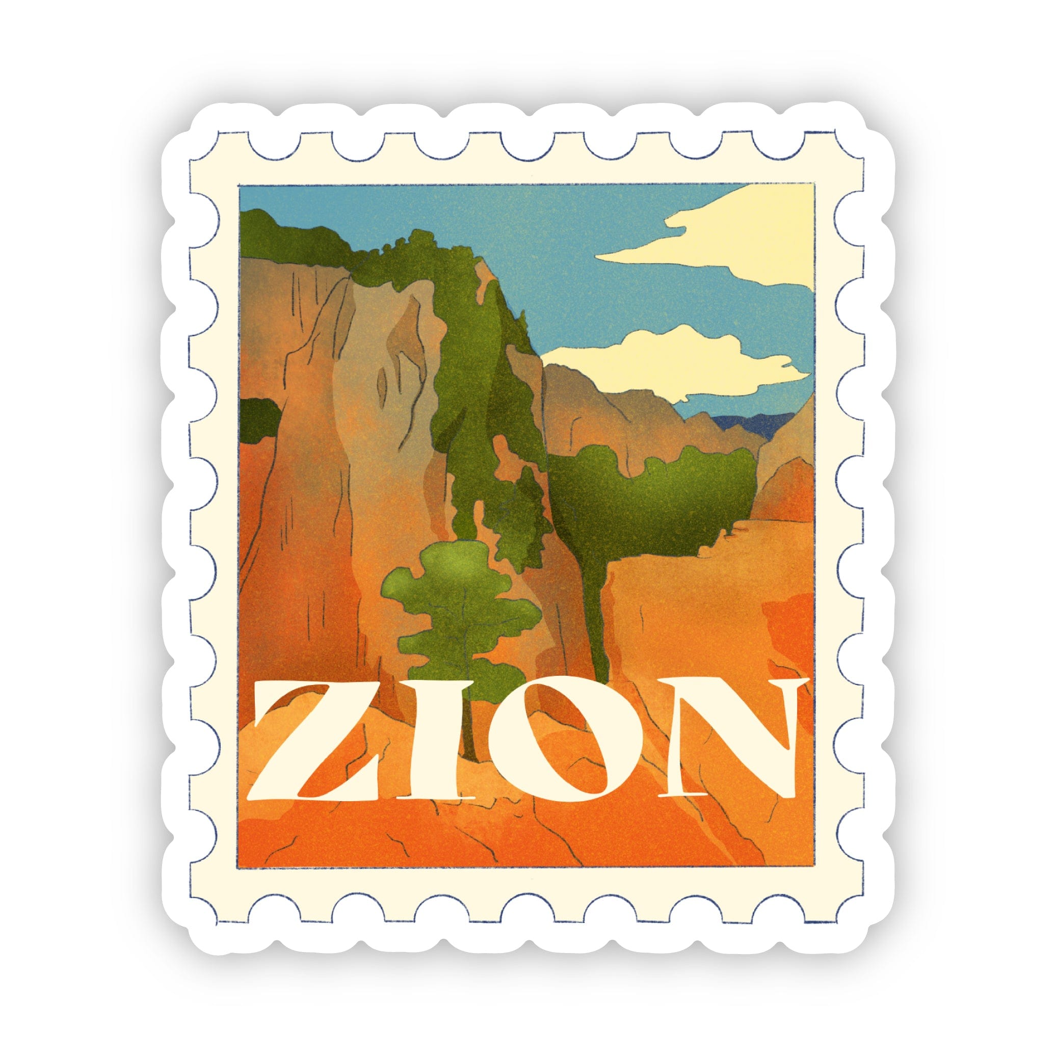  Zion Stamp Sticker、mySite、ghnorth