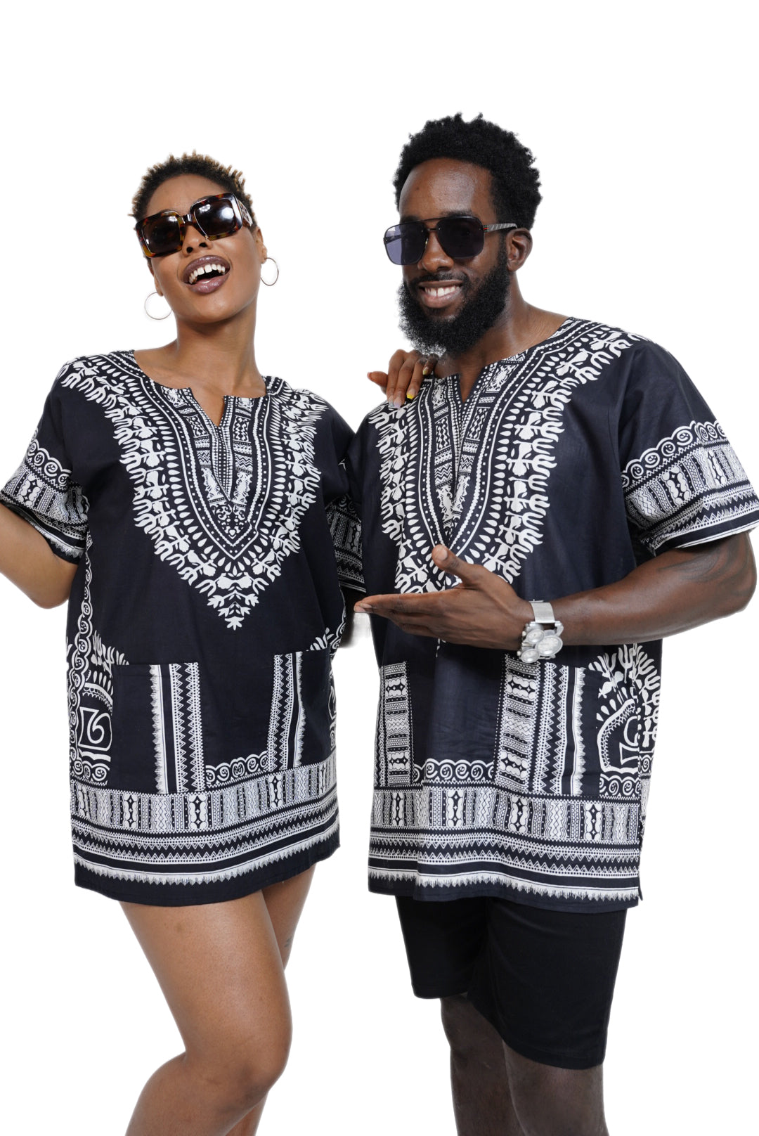 Dupsie's African Print Unisex Dashiki Shirt Suitable for Festivals, Concerts, Cruises, Outdoor Events DP3578、mySite、solidvoid