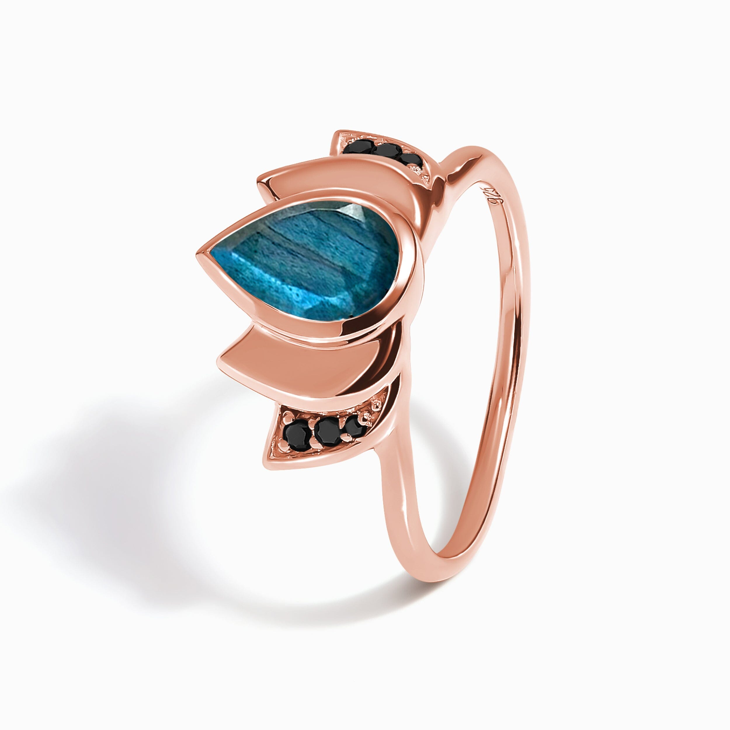 Labradorite Ring - Divine Lotus、mySite、hinf8tx79