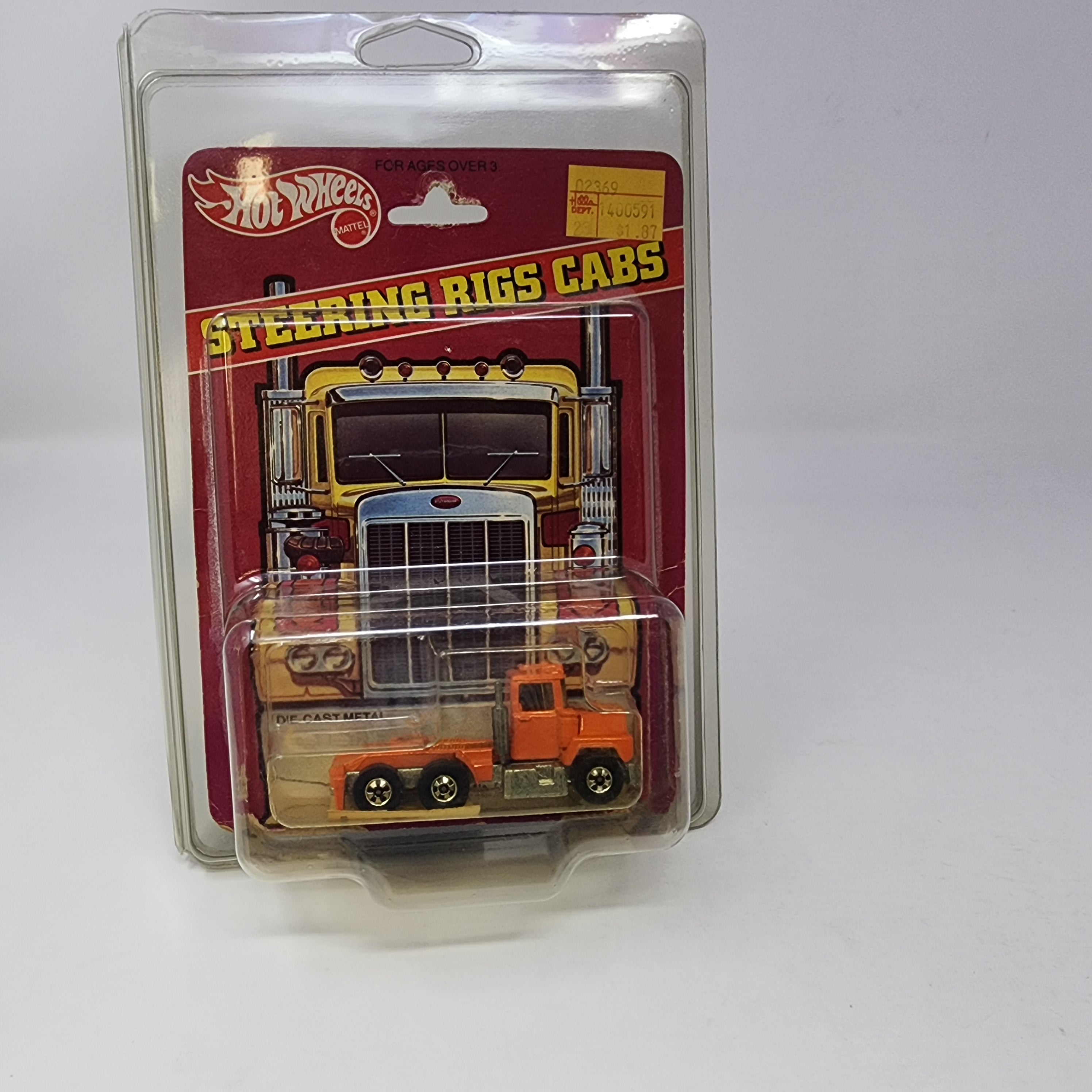 Peterbilt No 5672 * Orange * 1982 Hot Wheels Hong Kong Steering Rigs、mySite、hgirdovlk