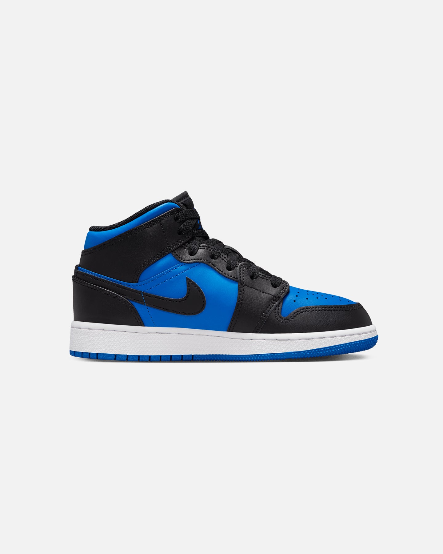 Jordan Kids' Air Jordan 1 Mid (GS) Black/Royal、mySite、zt4zffjzw