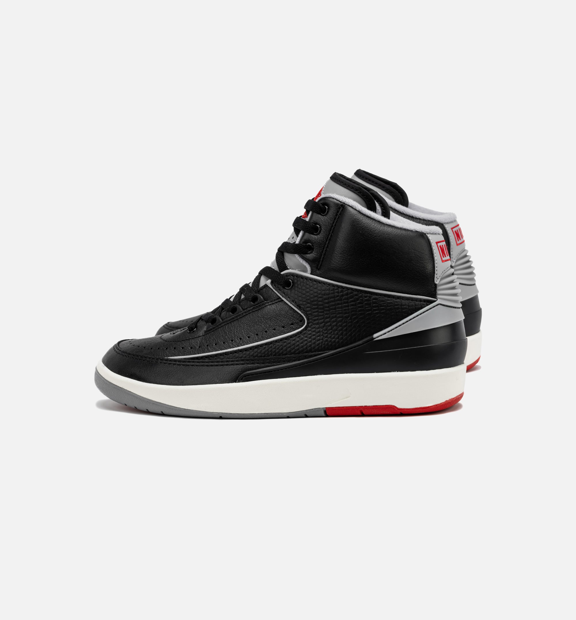 Air Jordan 2 Retro Black Cement Mens Lifestyle Shoe - Black/Cement Grey Free Shipping、mySite、dreamappss