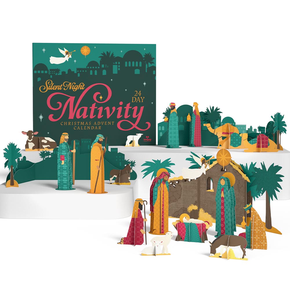 Silent Night 24 Day Nativity Christmas Advent Calendar、mySite、solidvoid