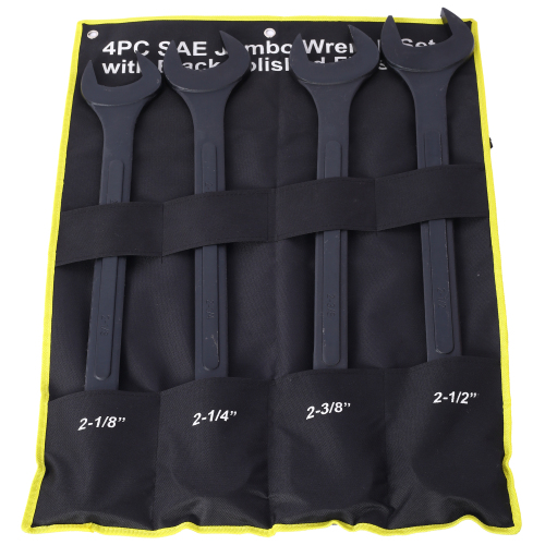 Jumbo Combination Wrench Set extra large, Metric, 11-piece, 34 to 50mm,Black Oxide, with Pouch、、eastwooduniform
