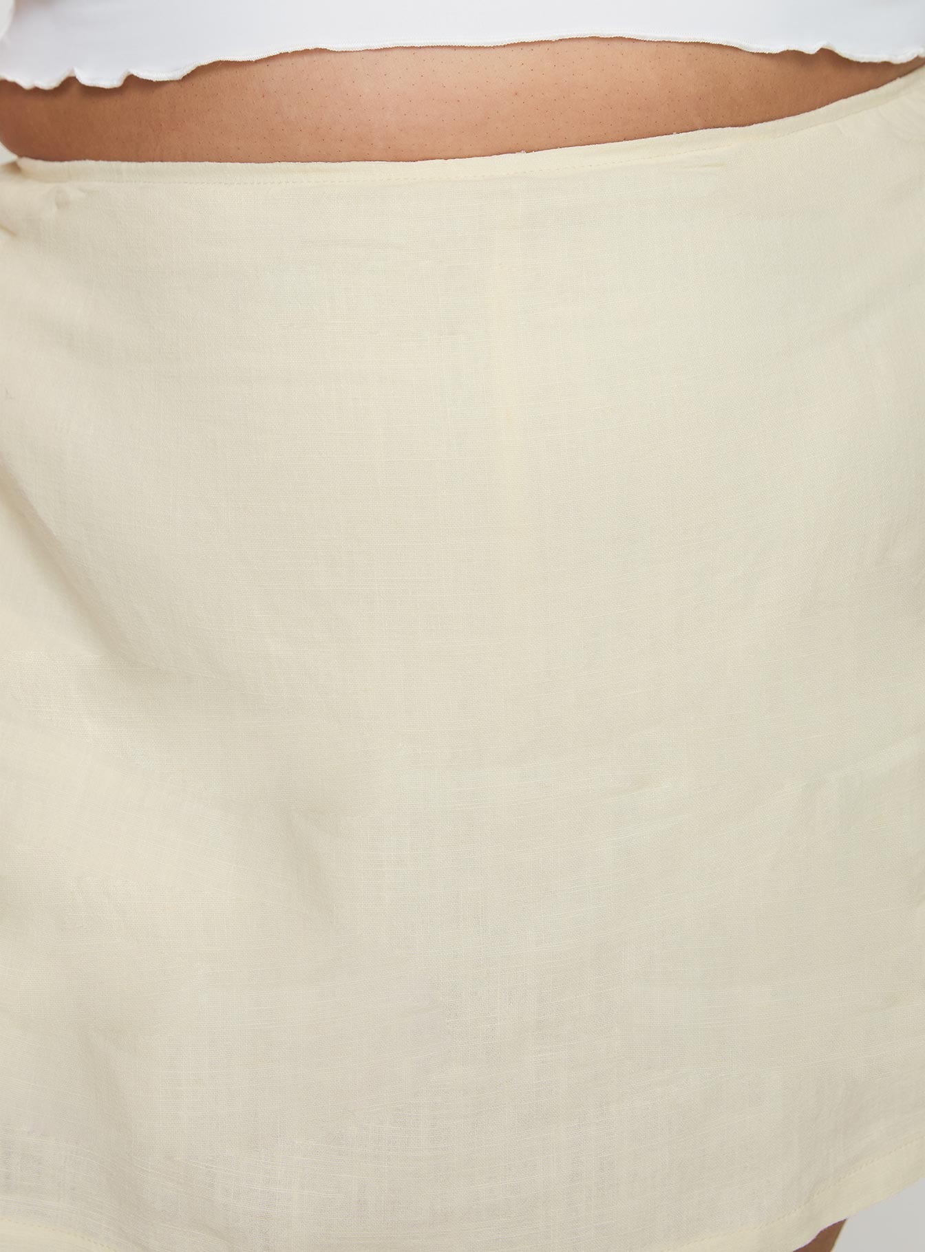 Gigi Skort Linen Cream Curve、mySite、solidvoid