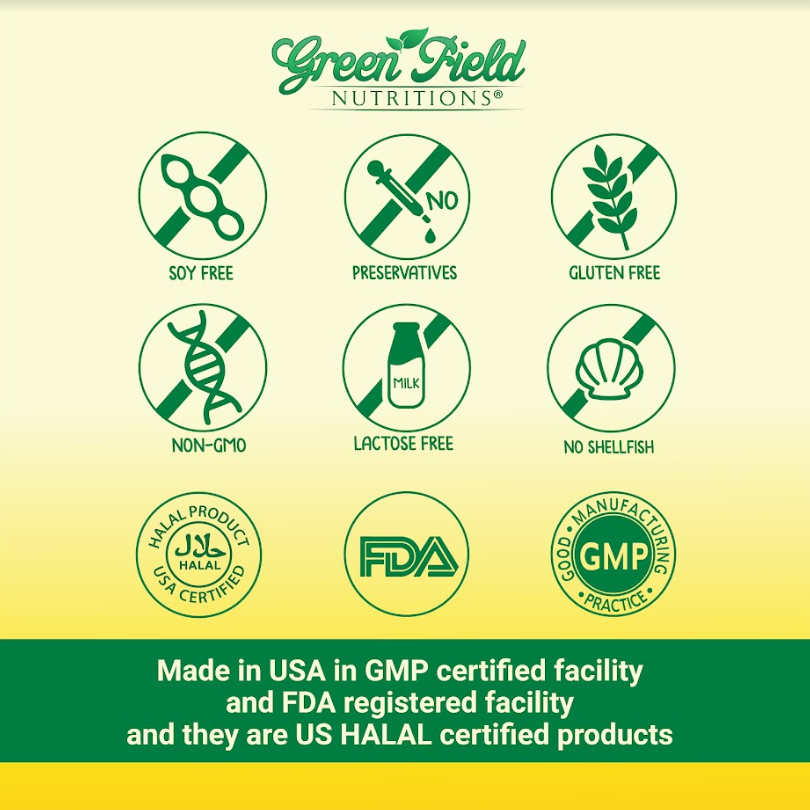 Greenfield Nutritions - Halal Fish Oil 1000mg, 120 Softgels, Omega 3 300mg、mySite、topwebapps