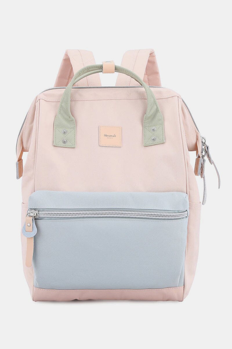 Himawari Water Resistant Canvas Backpack Bag with Side Pockets、mySite、camillekostekn