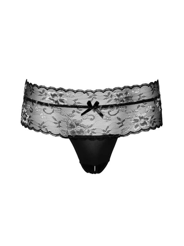 Daring Lacy High Open Crotch Thong、mySite、bottomscart