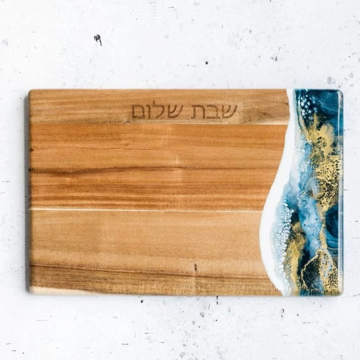 Canadian-Maple Challah Board - Navy and Gold、mySite、topwebapps
