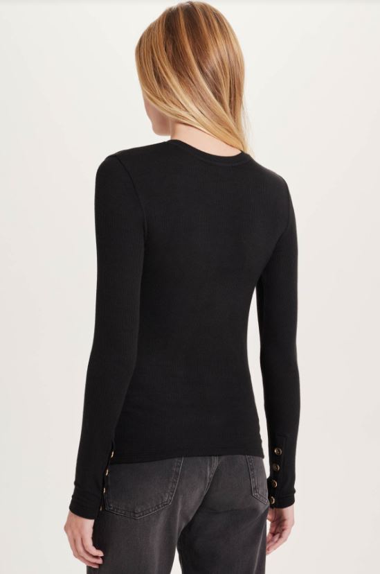 Goldie Lewinter Button Sleeve Crew - Final Sale、mySite、noshort