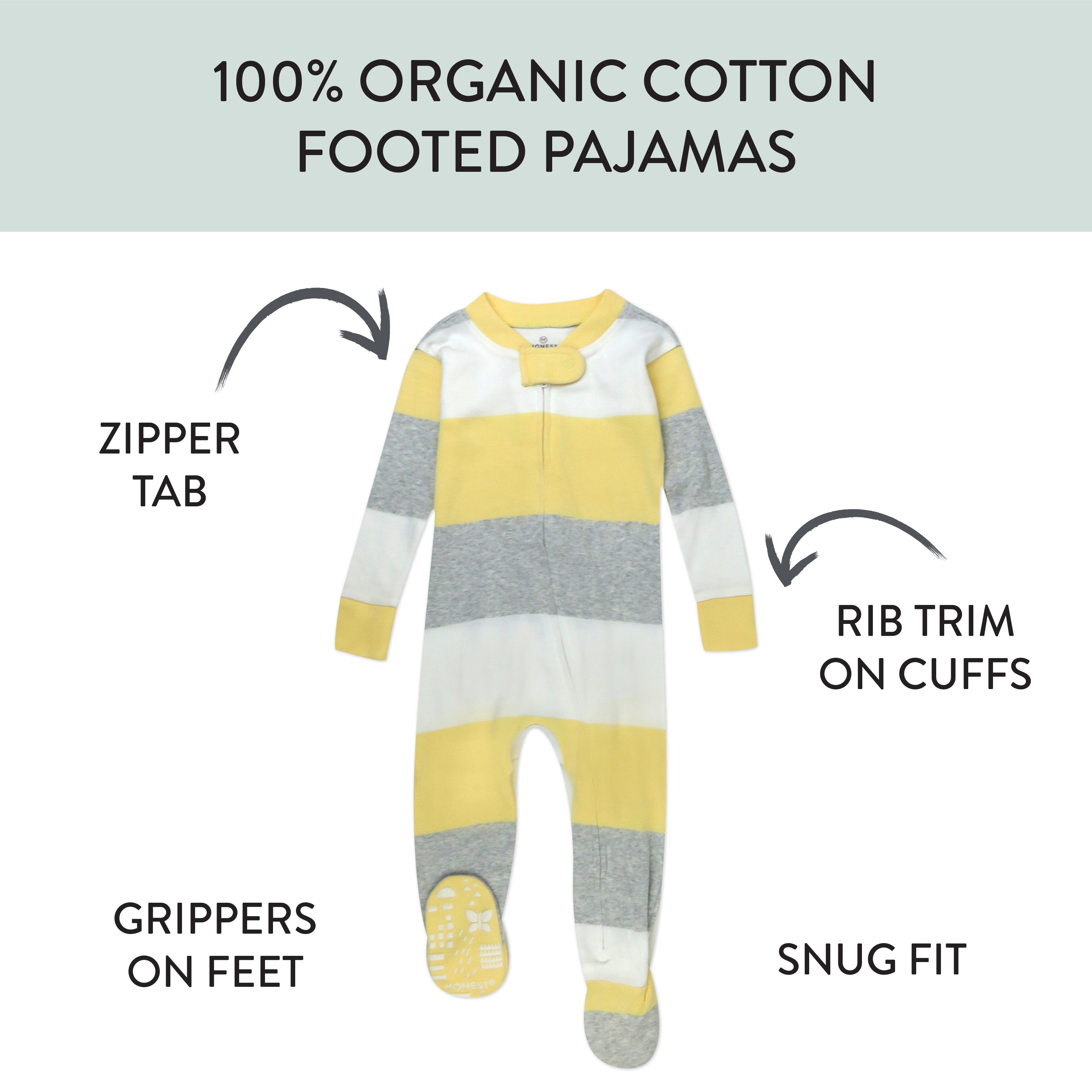  2-Pack Organic Cotton Snug-Fit Footed Pajama、mySite、layawaytickets