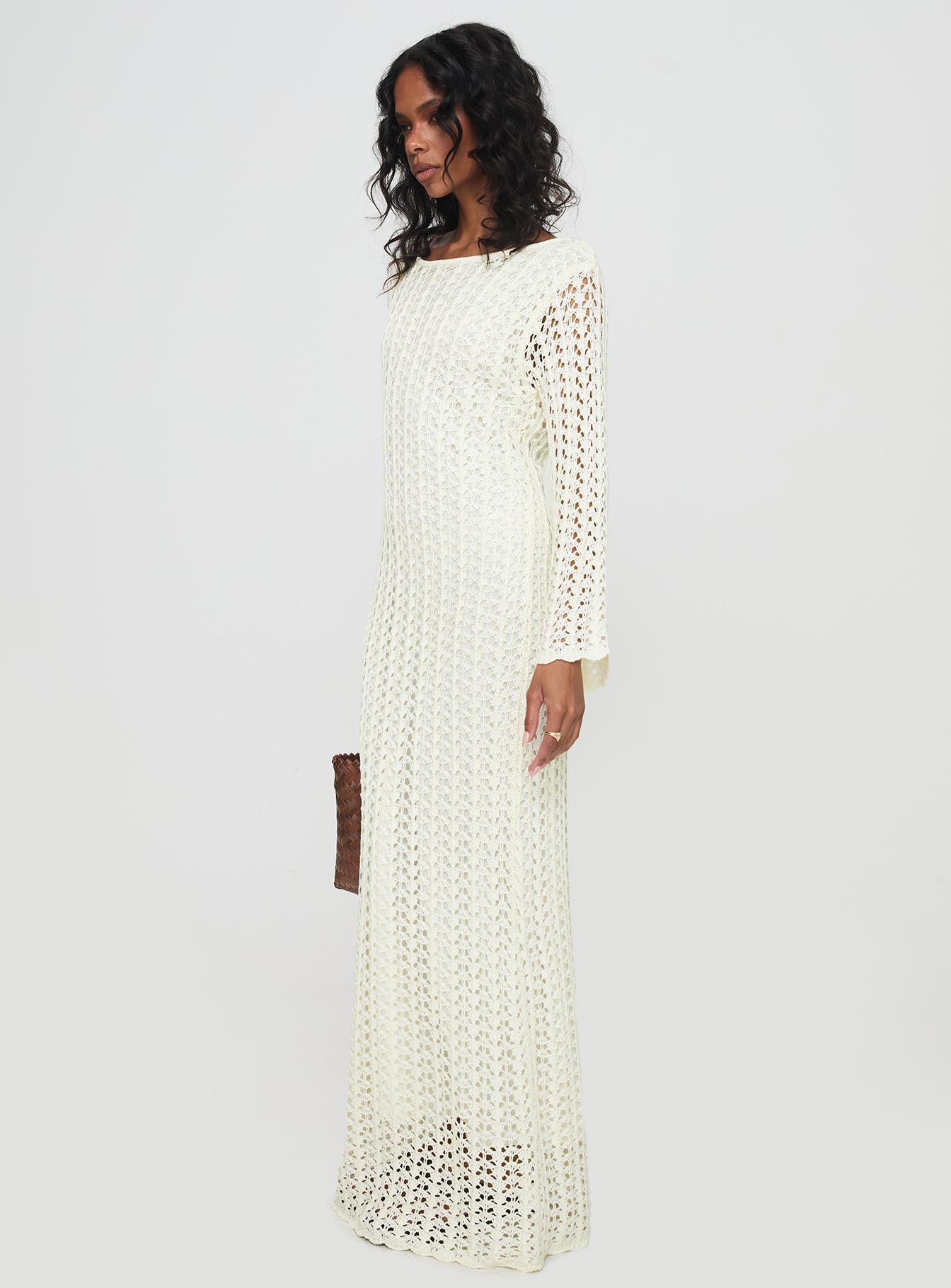 Westy Knit Maxi Dress Cream、mySite、solidvoid