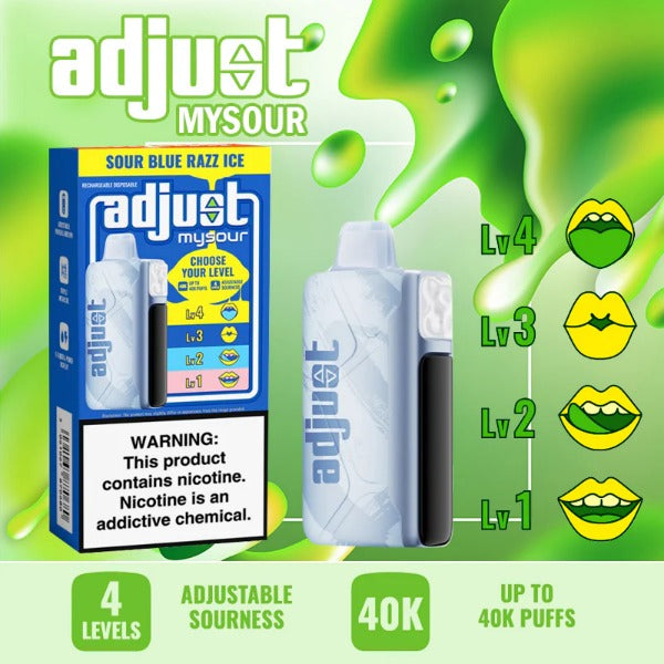 Adjust MySour 40,000 Puffs Disposable、mySite、zt4zffjzw
