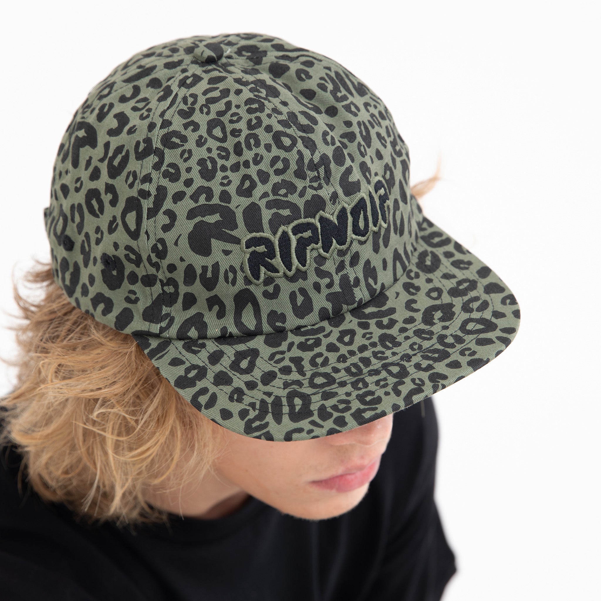  Spotted 6 Panel Strapback (Olive)、mySite、merchandisen