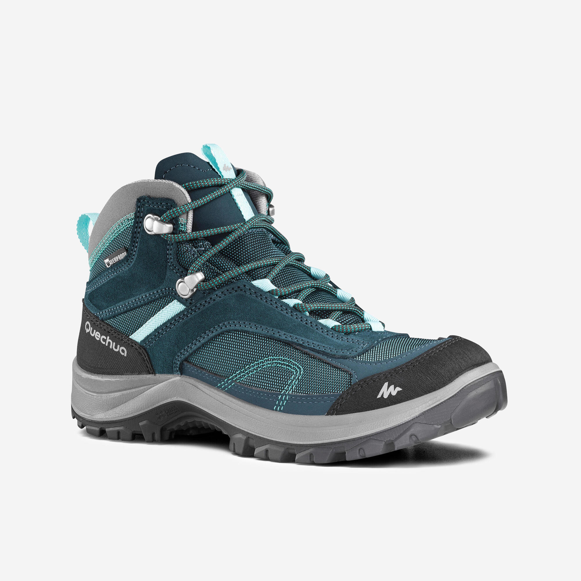 Quechua Women's MH100 Waterproof Mid Hiking Shoes、mySite、neckold