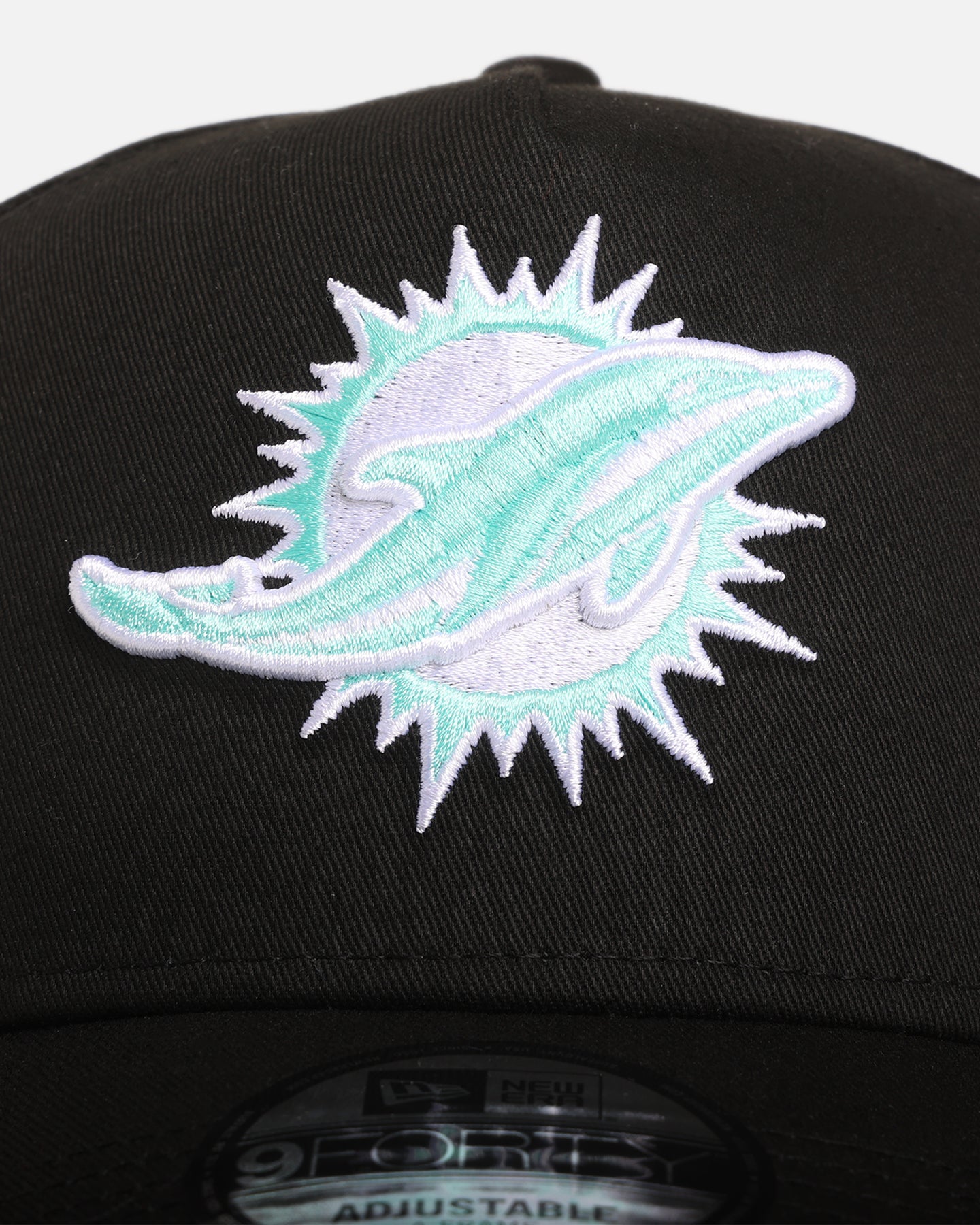 New Era Miami Dolphins 'Black Aqua' 9FORTY A-Frame Snapback Black/Aqua、mySite、zt4zffjzw