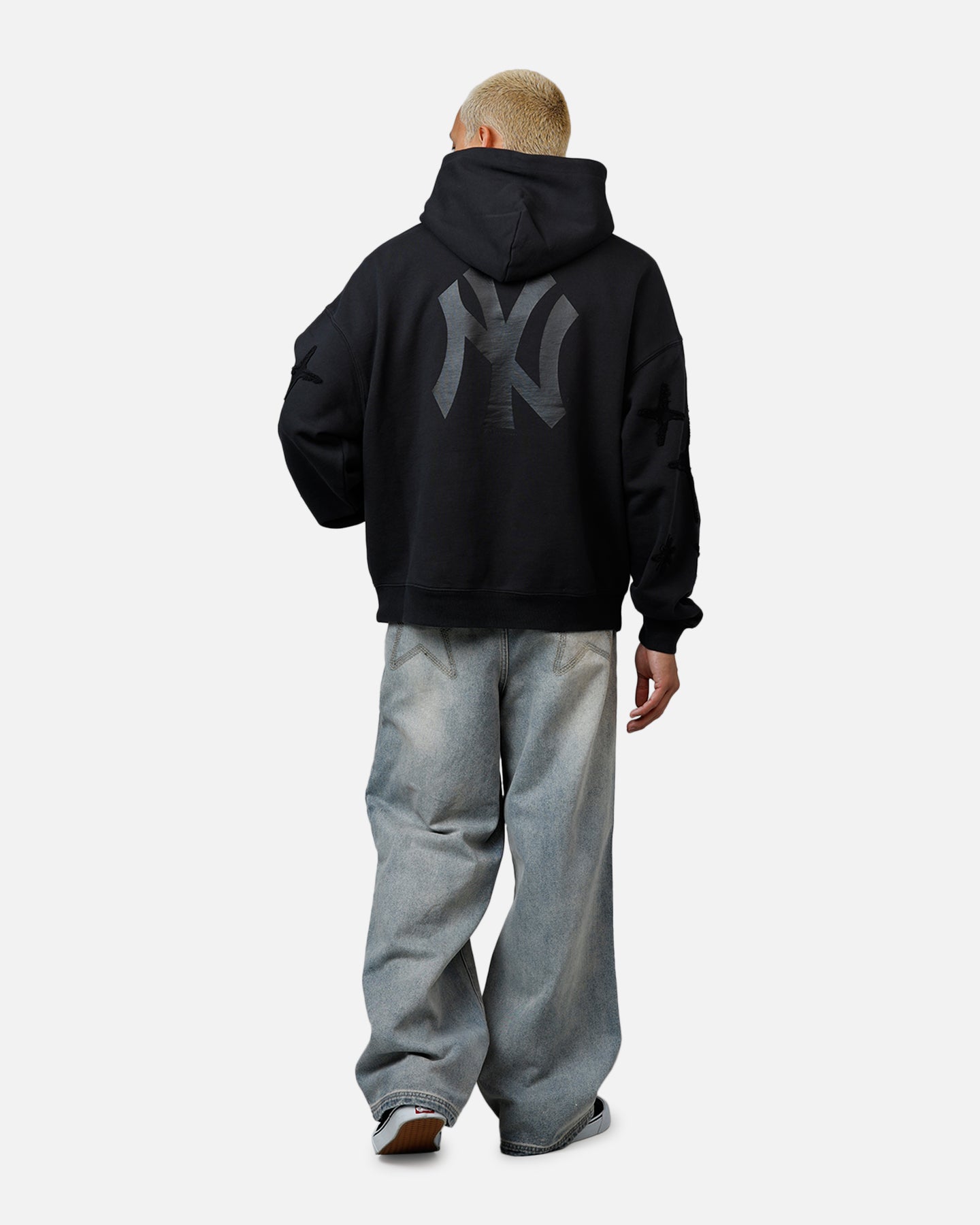 Mitchell & Ness New York Yankees Starburst Hoodie Faded Black、mySite、zt4zffjzw