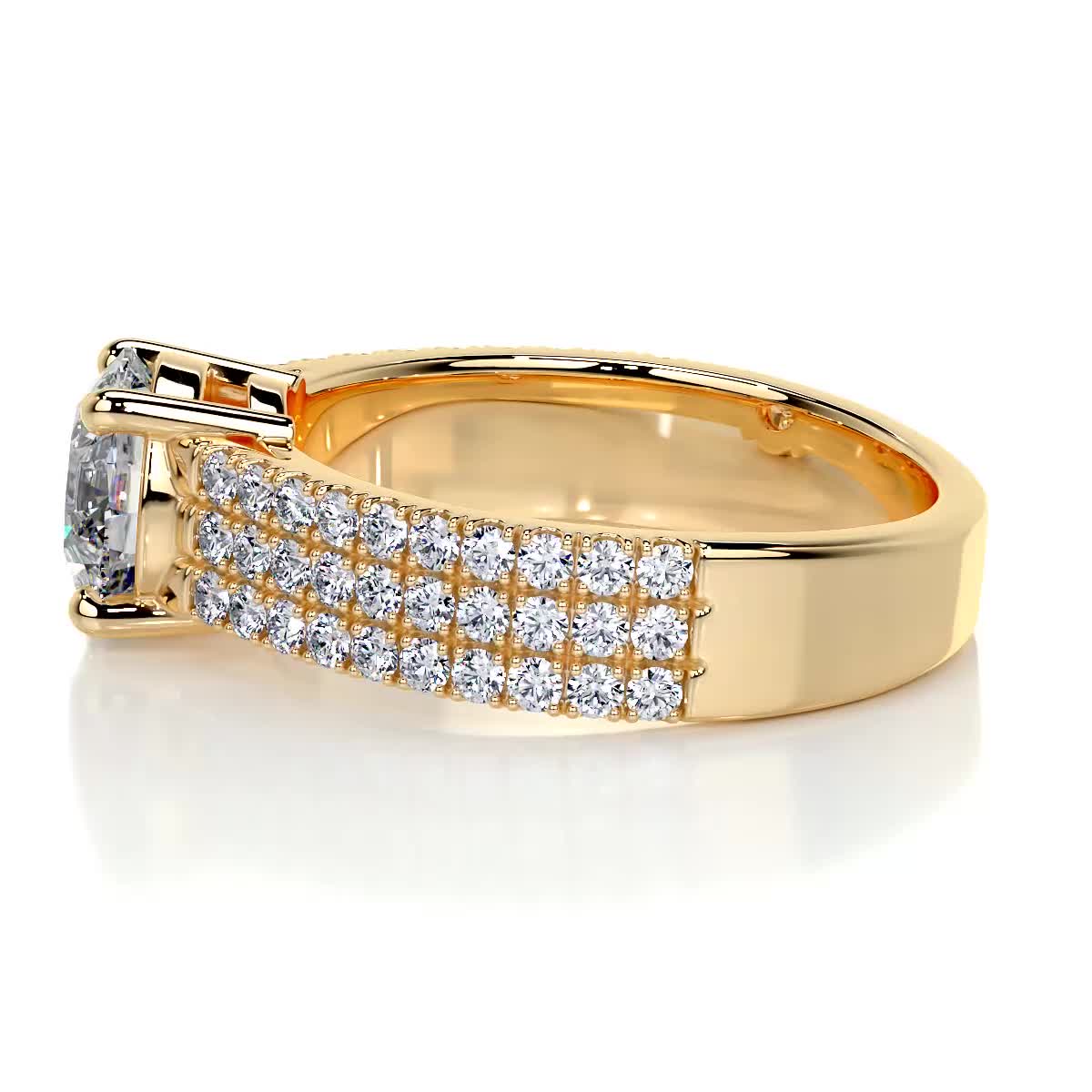 Jillian Lab Grown Diamond Ring -18K Yellow Gold、mySite、hinf8tx79