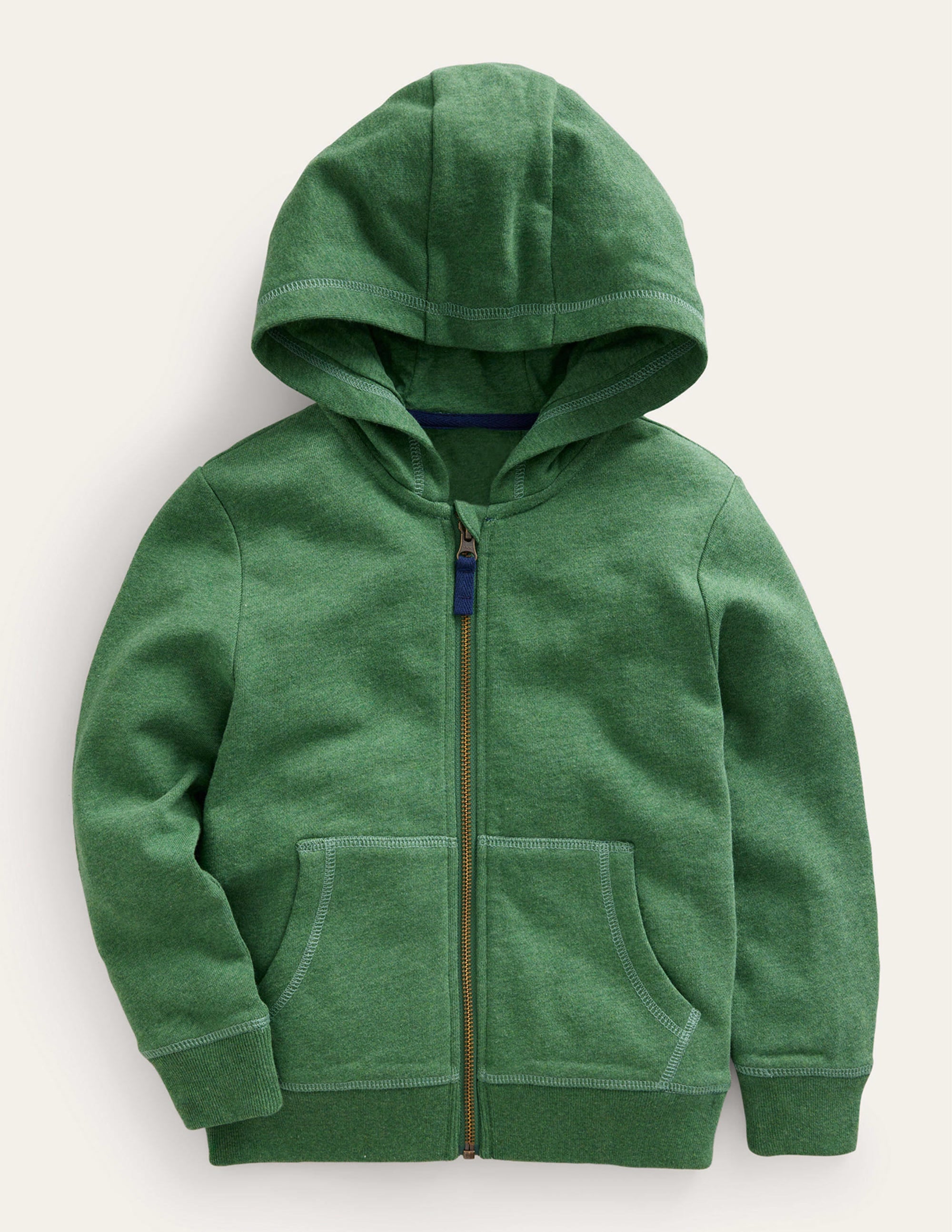  Perfect Zip Through Hoodie-Green Marl、mySite、ashleygrahame