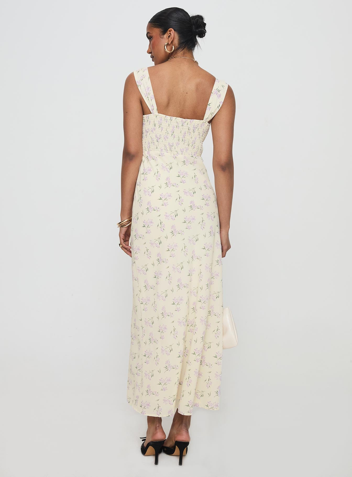 Fernwood Maxi Dress Yellow Floral、mySite、solidvoid