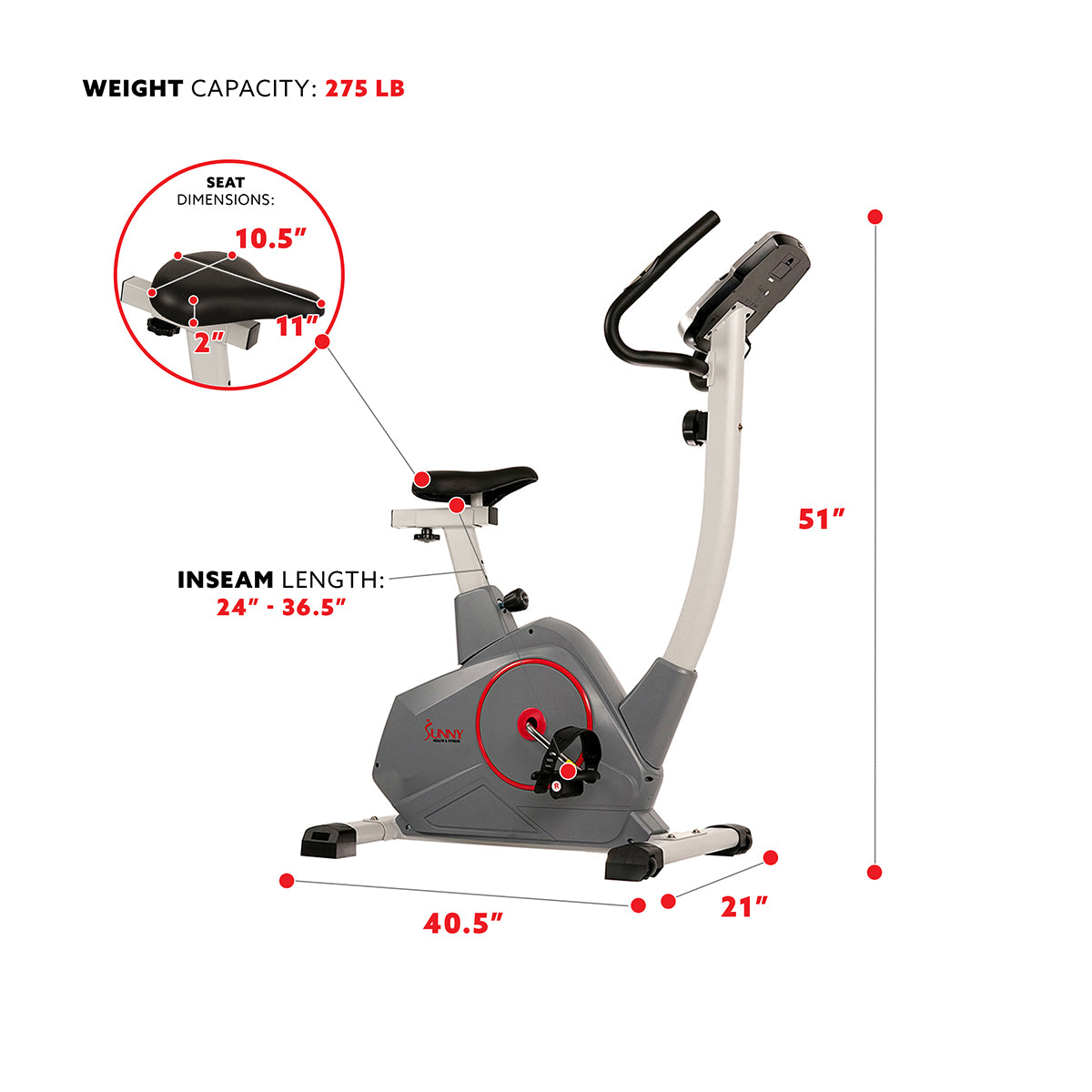  Upright Exercise Bike Indoor Cycling Workout、mySite、ghnorth