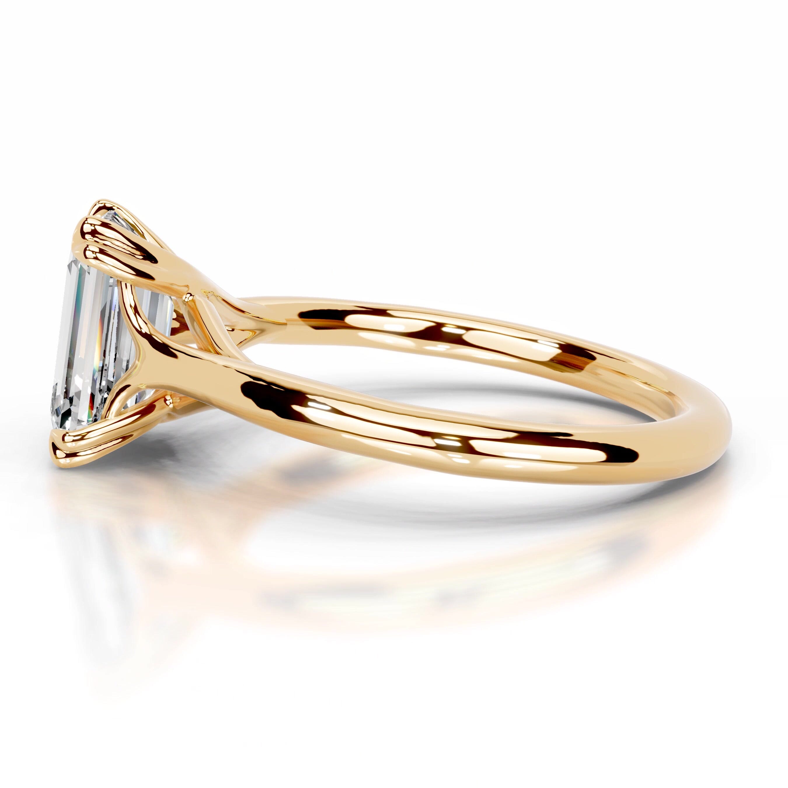 Moriah Lab Grown Diamond Ring - 18K Yellow Gold、mySite、hinf8tx79