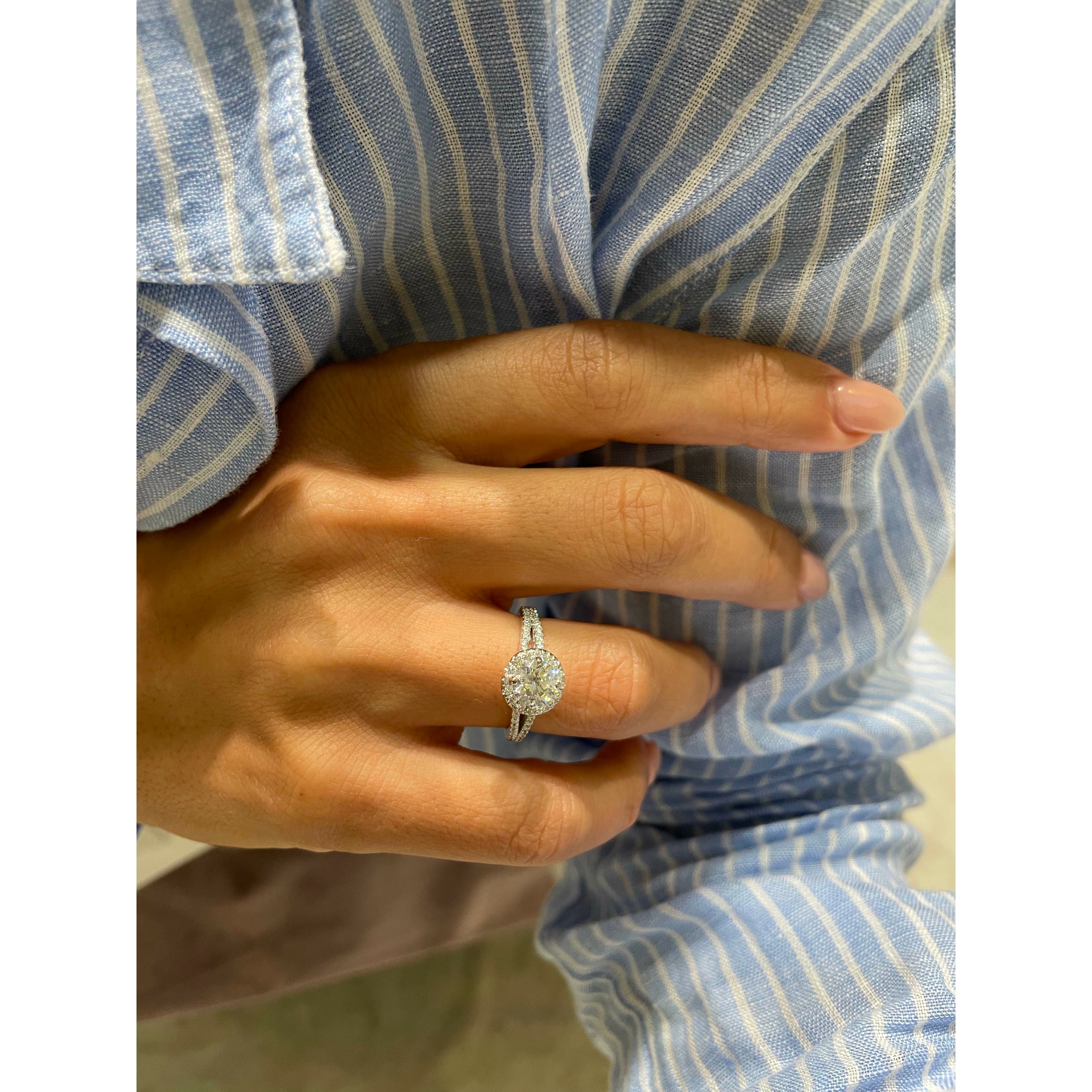 Ruby Lab Grown Diamond Ring -18K White Gold、mySite、hinf8tx79