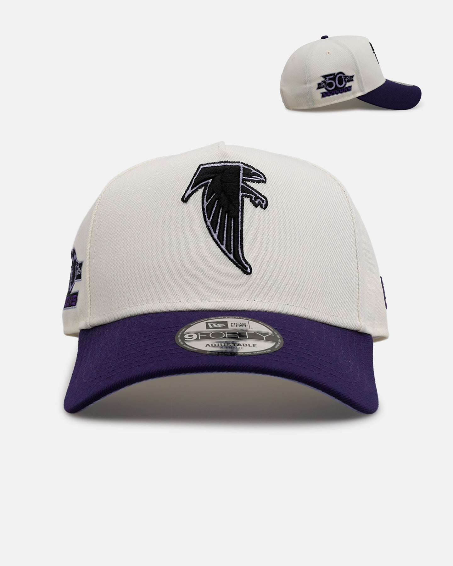 New Era Atlanta Falcons 'Purple Haze 2.0' 9FORTY A-Frame Snapback Chrome/Purple、mySite、zt4zffjzw