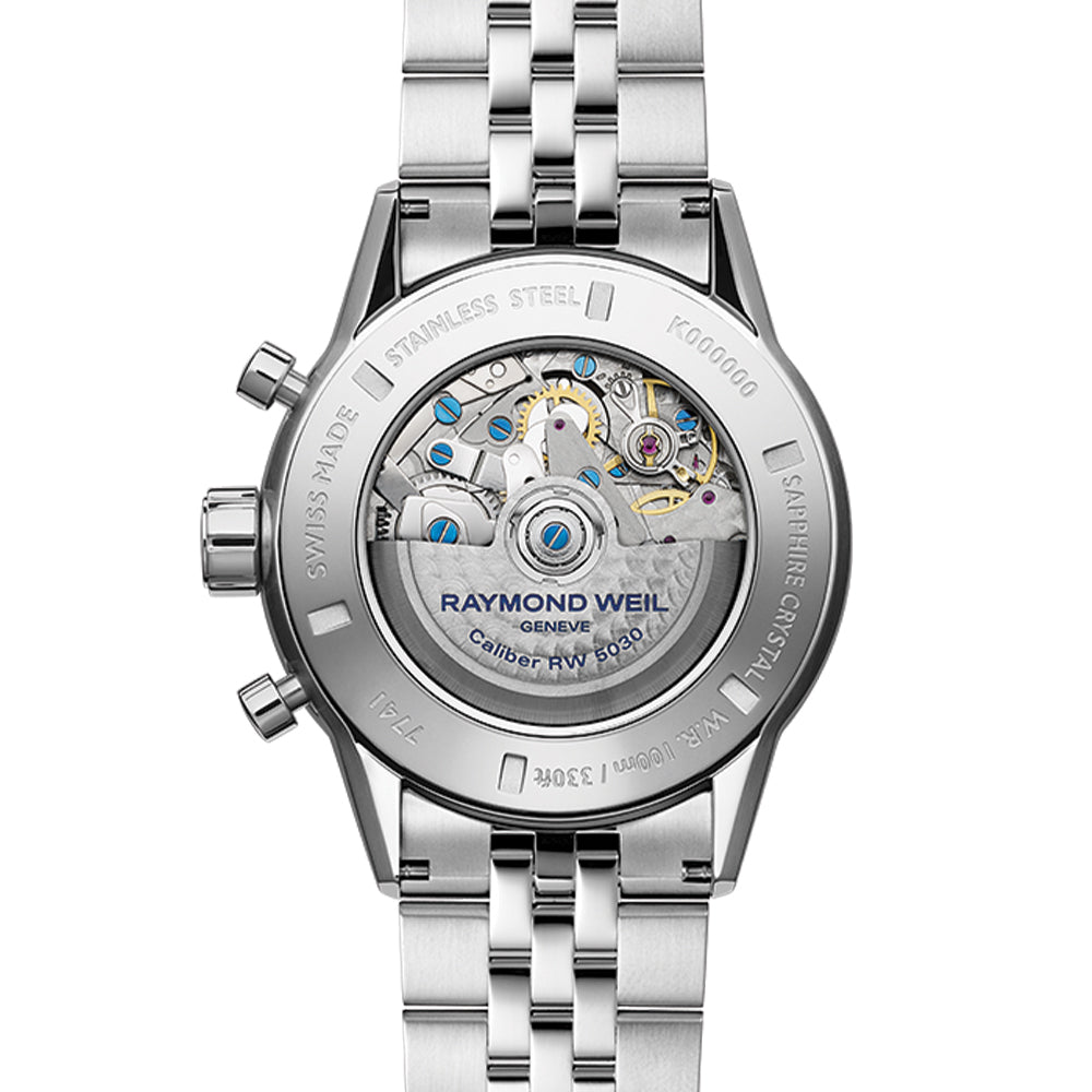 Freelancer Automatic Chronograph Ceramic Bezel 43.5mm - Black on Bracelet、mySite、botmansion